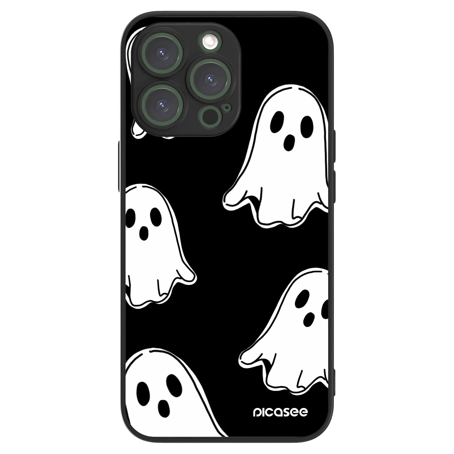 Picasee ULTIMATE CASE Apple iPhone 13 Pro - készülékre - Black ghosts