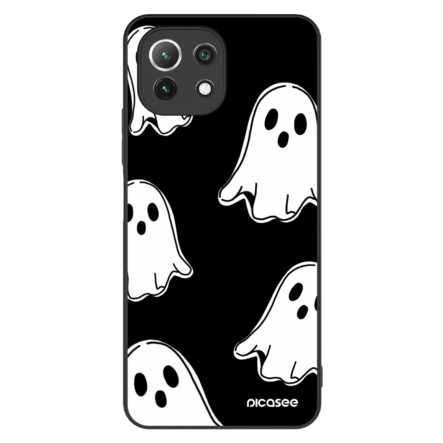 Picasee ULTIMATE CASE Xiaomi Mi 11 Lite - készülékre - Black ghosts