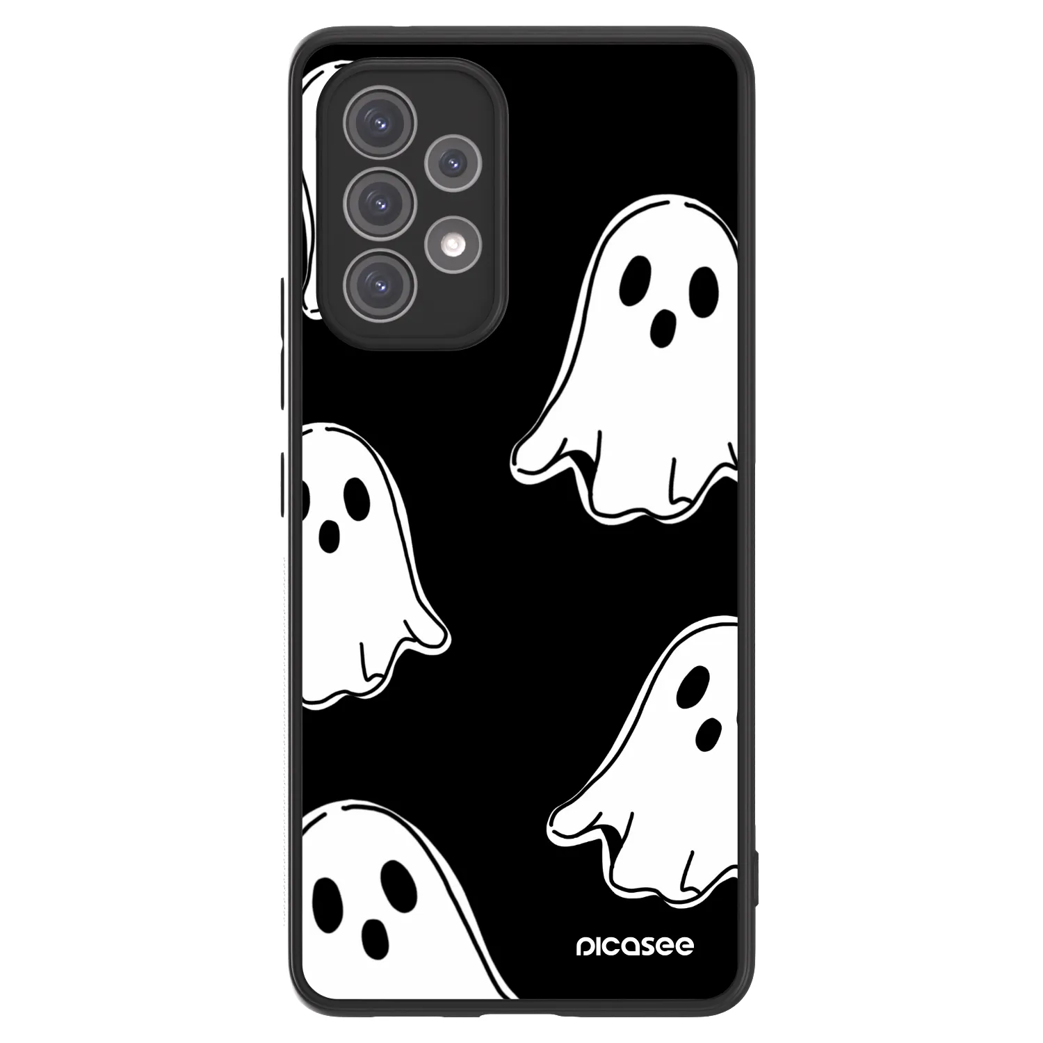 Picasee ULTIMATE CASE Samsung Galaxy A52s 5G A528B - készülékre - Black ghosts