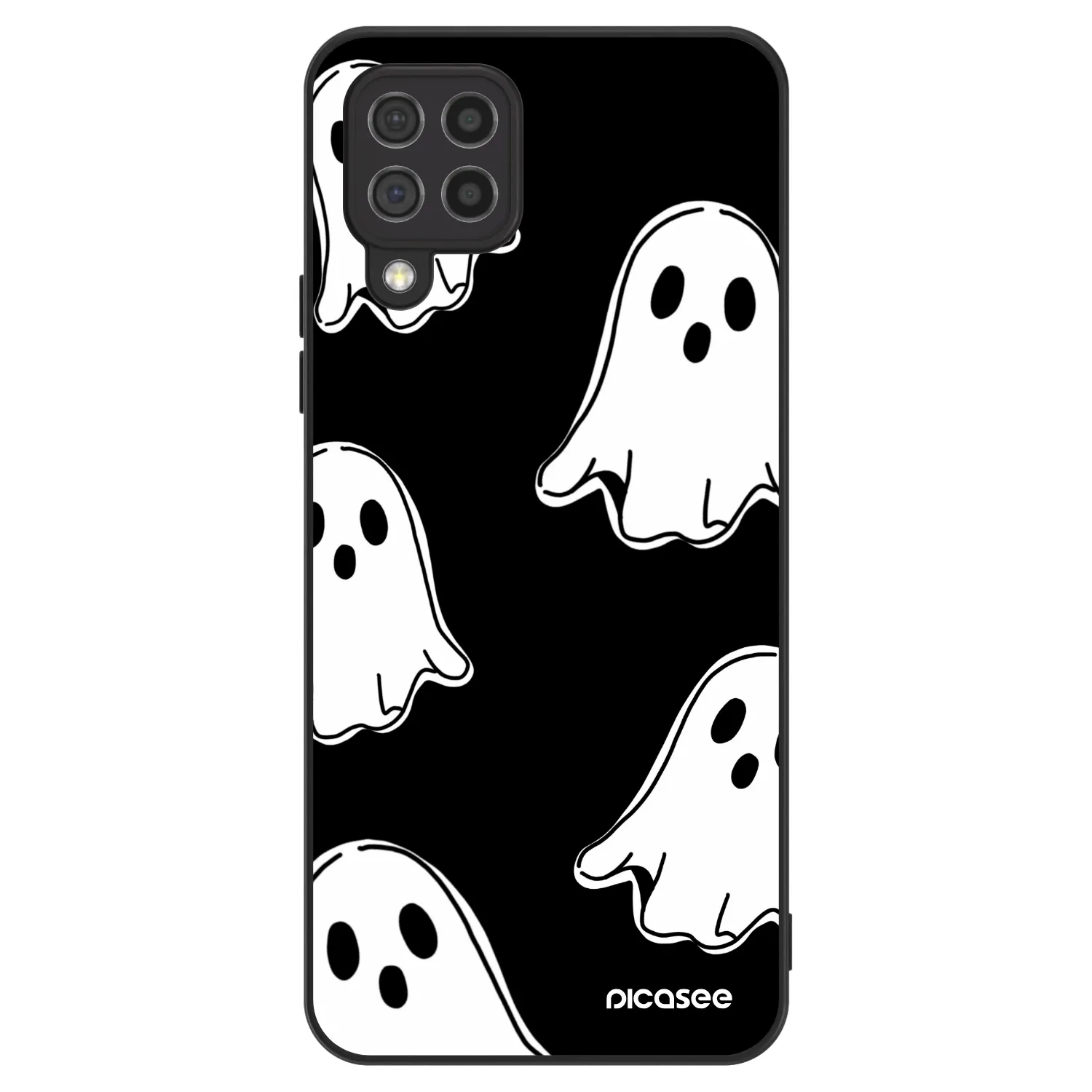 Picasee ULTIMATE CASE Samsung Galaxy A22 A225F 4G - készülékre - Black ghosts