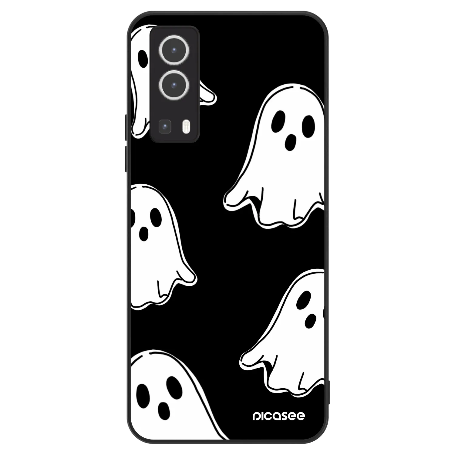 Picasee ULTIMATE CASE Vivo Y72 5G - készülékre - Black ghosts