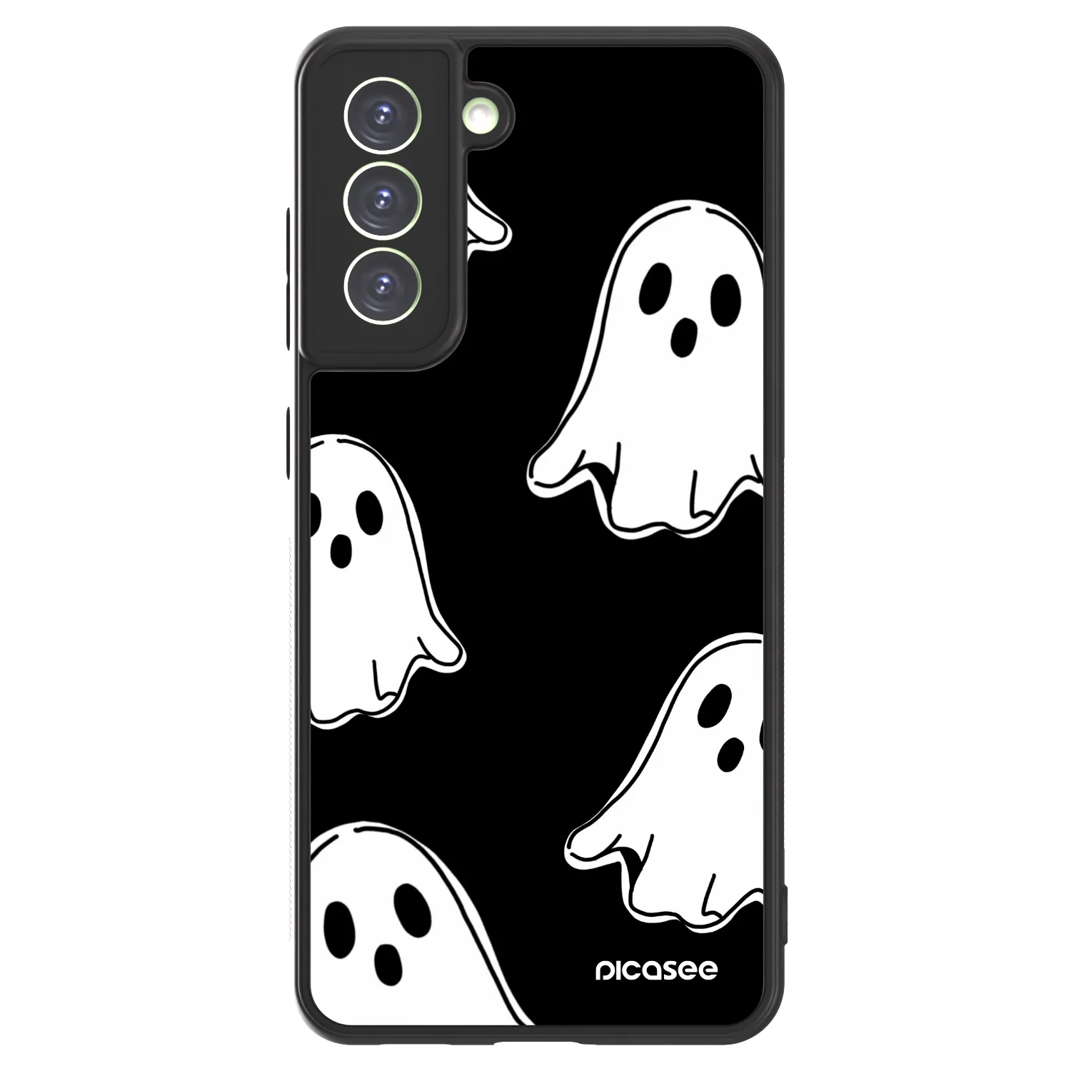 Picasee ULTIMATE CASE Samsung Galaxy S21 FE 5G - készülékre - Black ghosts