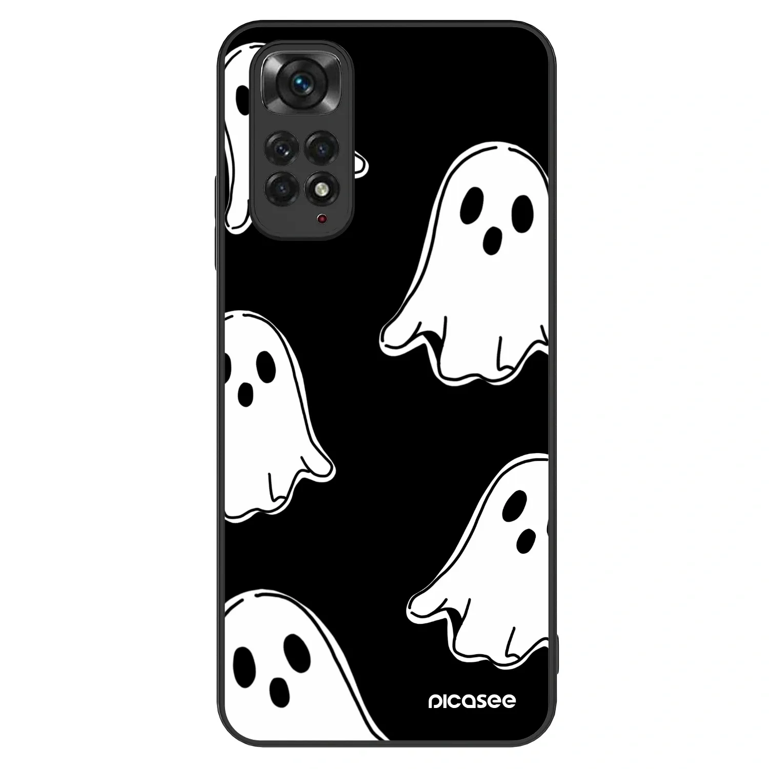 Picasee ULTIMATE CASE Xiaomi Redmi Note 11 - készülékre - Black ghosts
