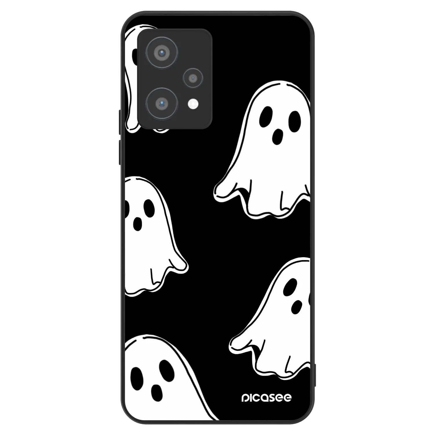 Picasee ULTIMATE CASE Realme 9 Pro 5G - készülékre - Black ghosts