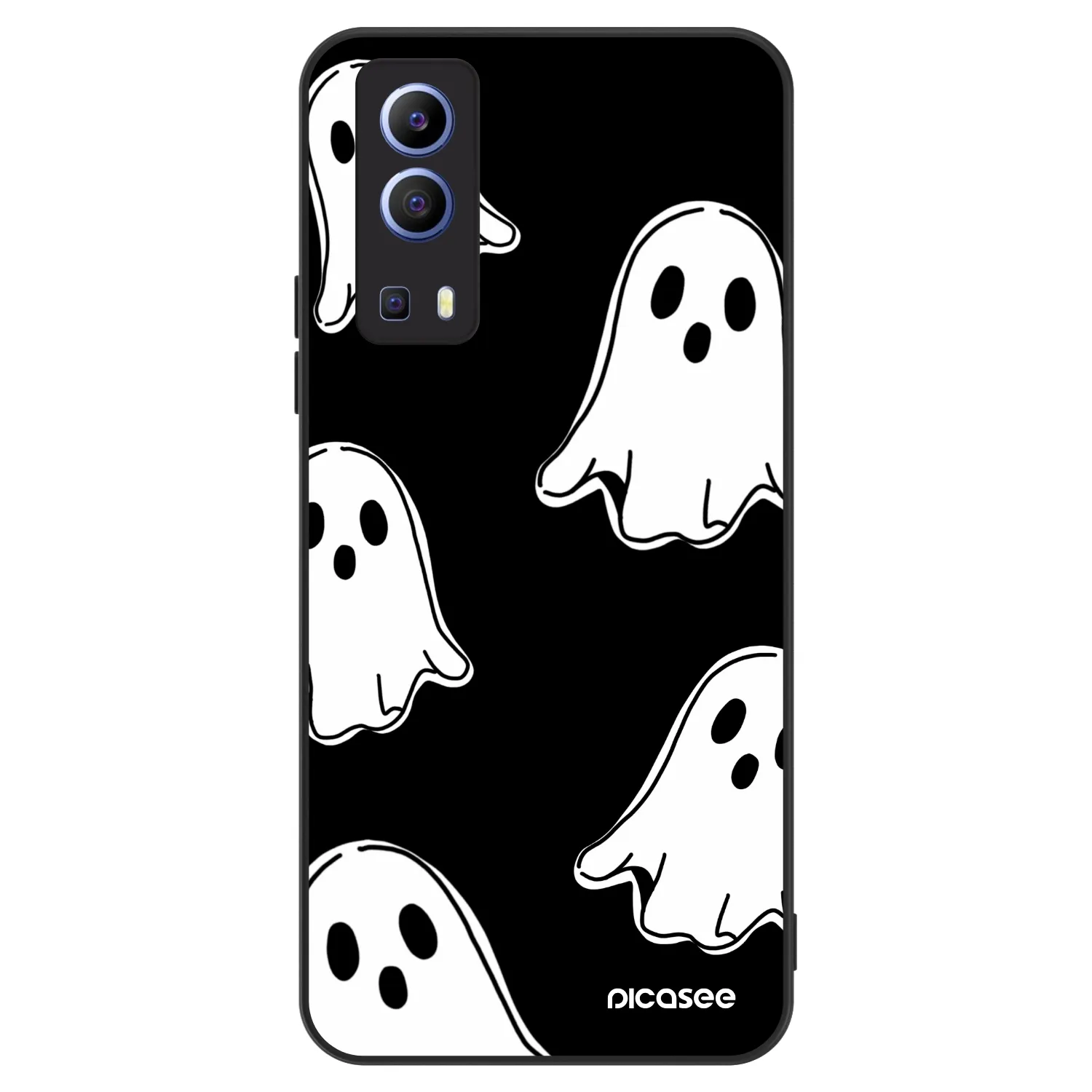 Picasee ULTIMATE CASE Vivo Y52 5G - készülékre - Black ghosts
