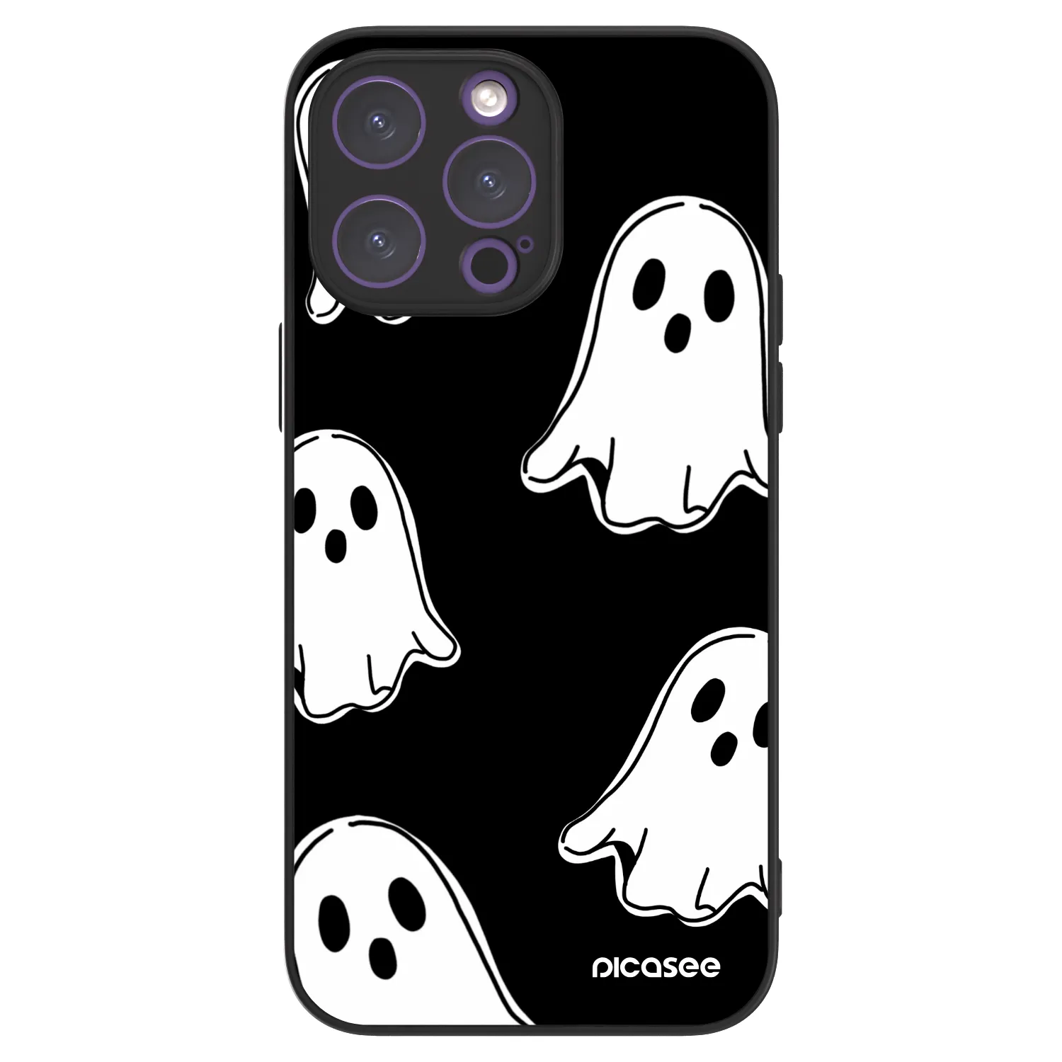 Picasee ULTIMATE CASE Apple iPhone 14 Pro Max - készülékre - Black ghosts