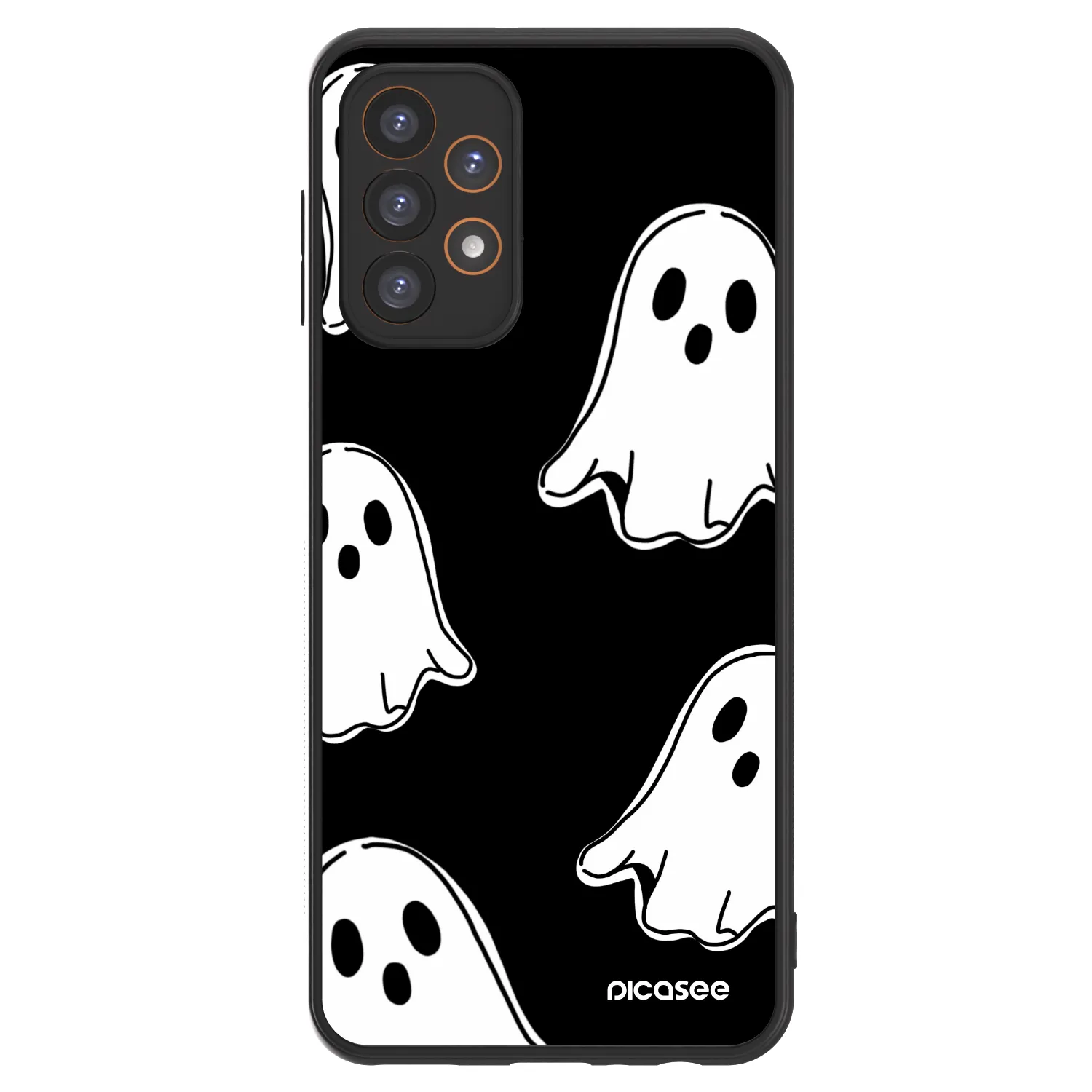 Picasee ULTIMATE CASE Samsung Galaxy A23 A235F 4G - készülékre - Black ghosts