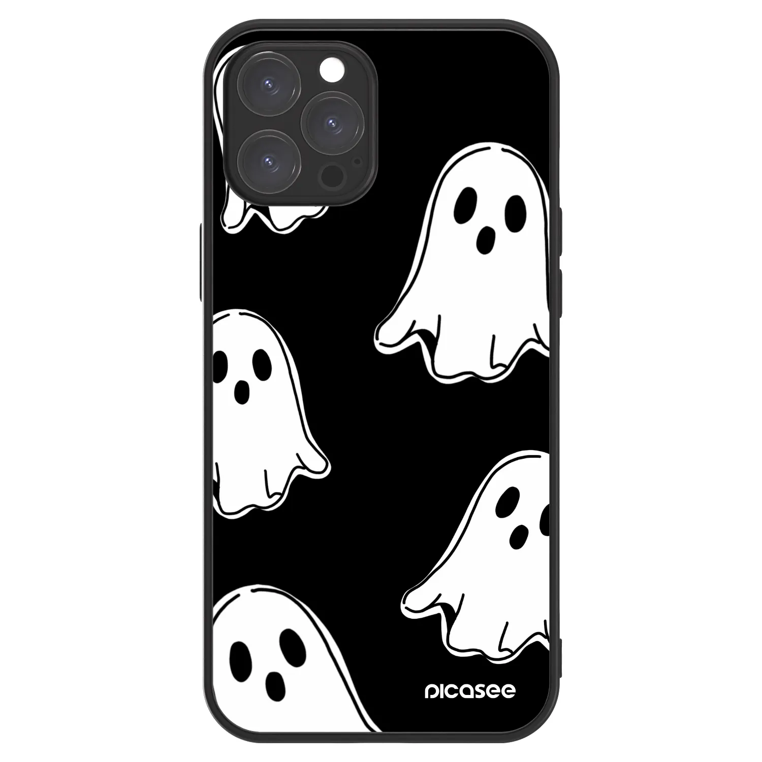 Picasee ULTIMATE CASE MagSafe Apple iPhone 12 Pro Max - készülékre - Black ghosts