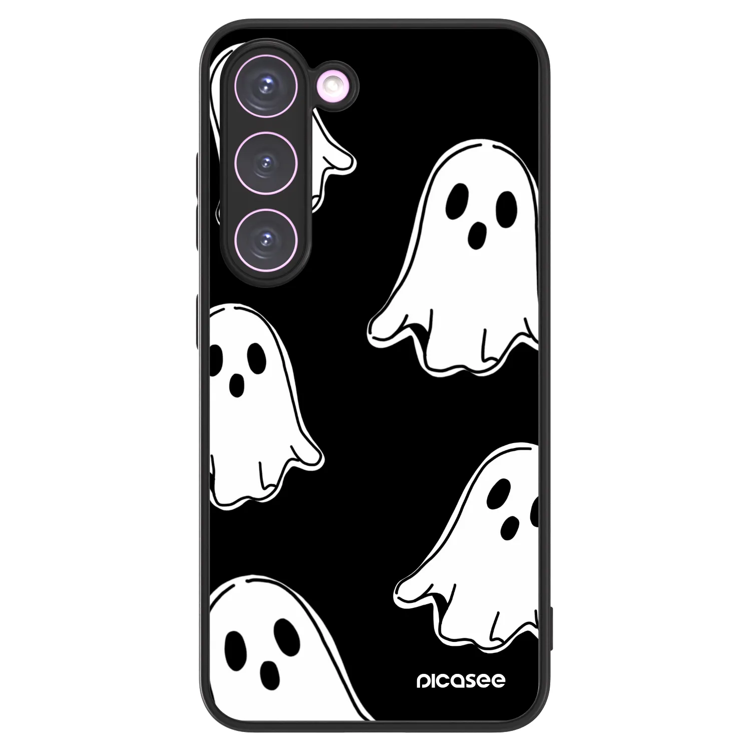Picasee ULTIMATE CASE Samsung Galaxy S23 5G - készülékre - Black ghosts