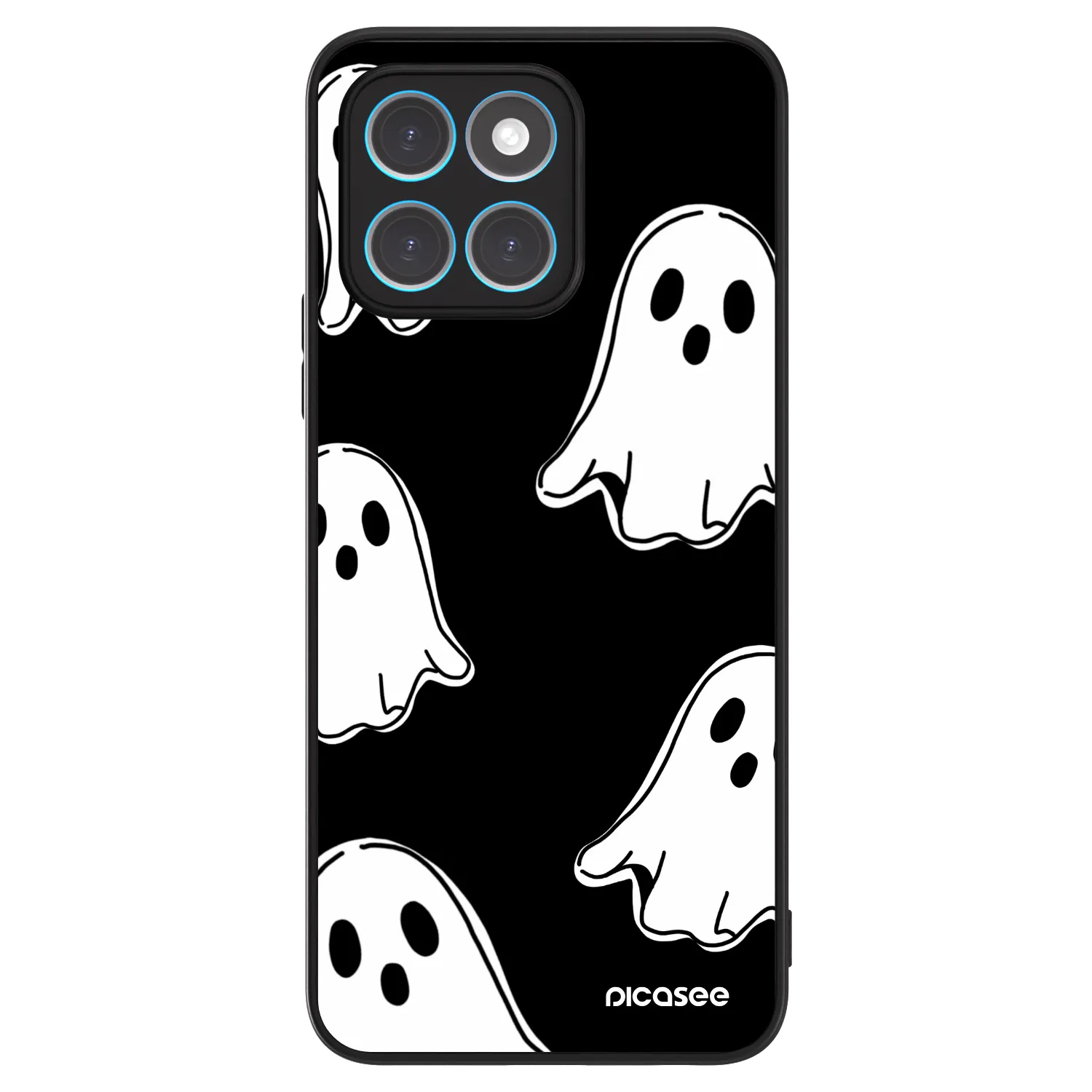 Picasee ULTIMATE CASE Honor X8 5G - készülékre - Black ghosts