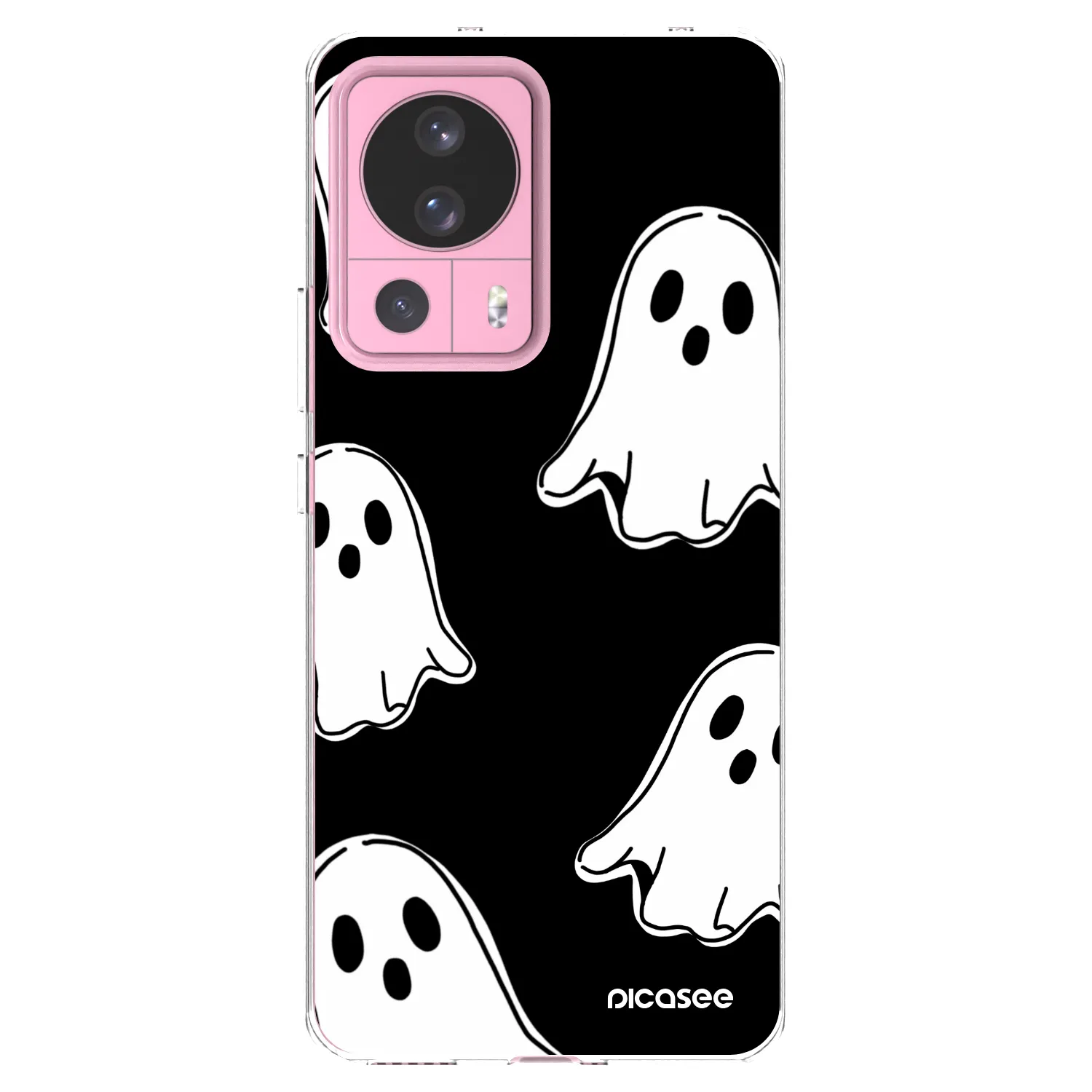 Picasee átlátszó szilikon tok az alábbi mobiltelefonokra Xiaomi 13 Lite - Black ghosts