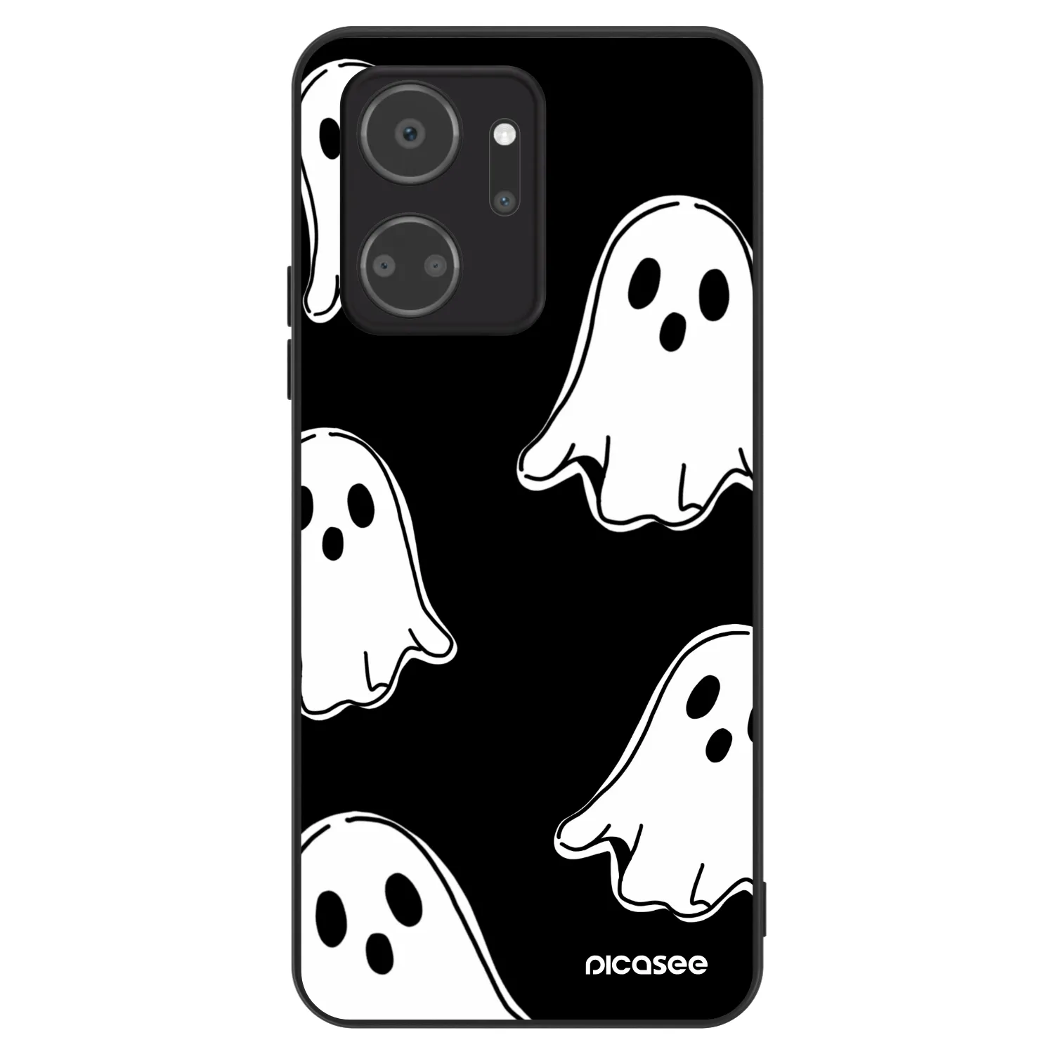 Picasee ULTIMATE CASE Honor X7a - készülékre - Black ghosts