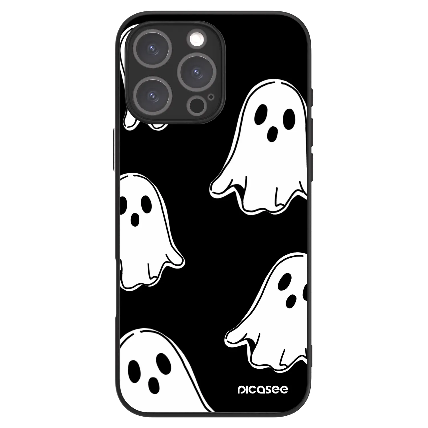 Picasee ULTIMATE CASE MagSafe Apple iPhone 16 Pro Max - készülékre - Black ghosts