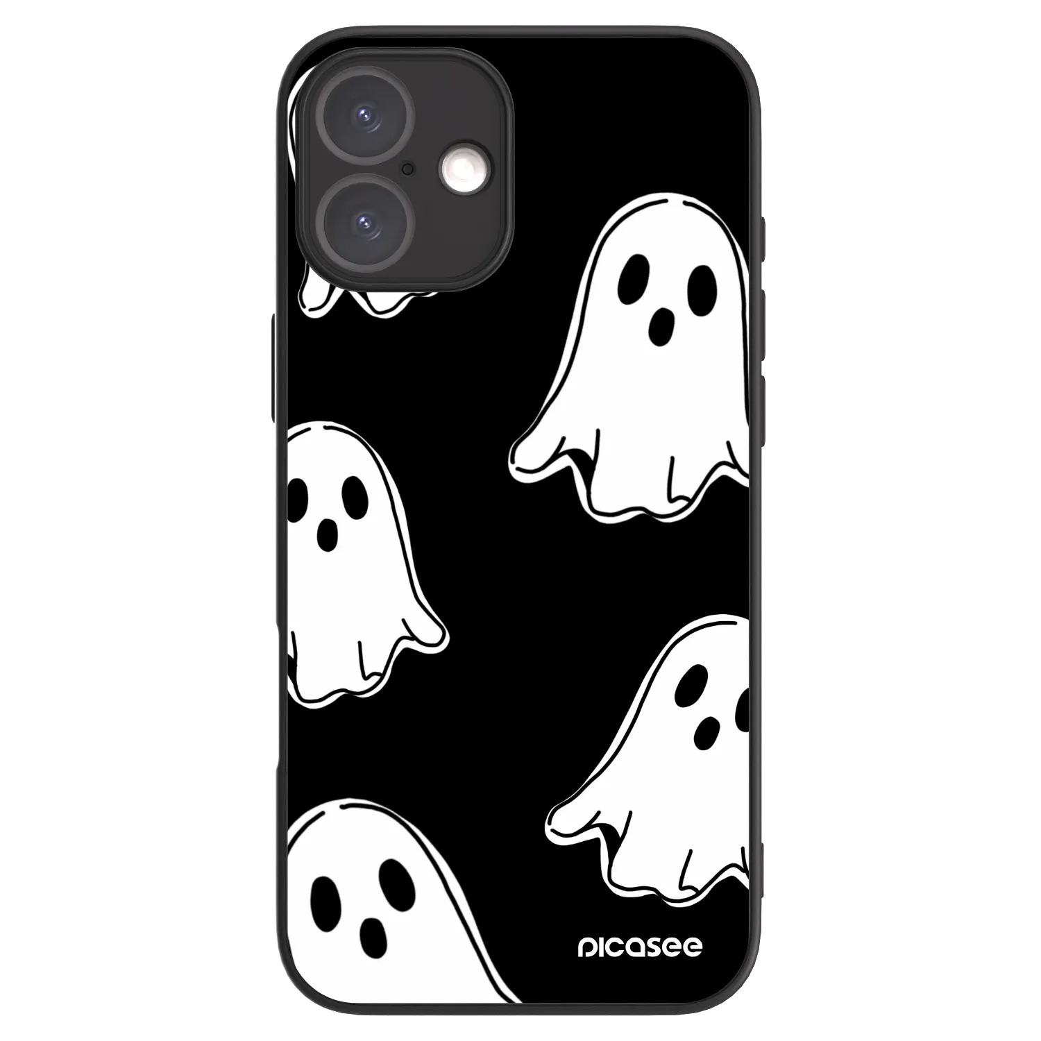 Picasee ULTIMATE CASE Apple iPhone 16 Plus - készülékre - Black ghosts