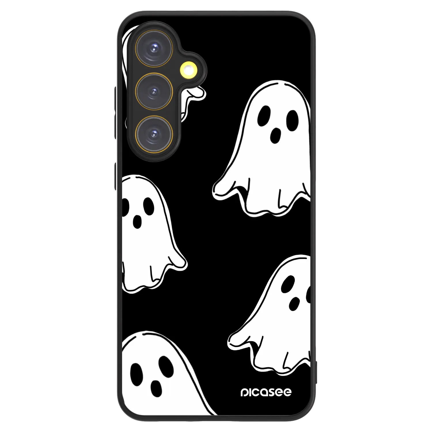 Picasee ULTIMATE CASE Samsung Galaxy S24 FE S721B - készülékre - Black ghosts