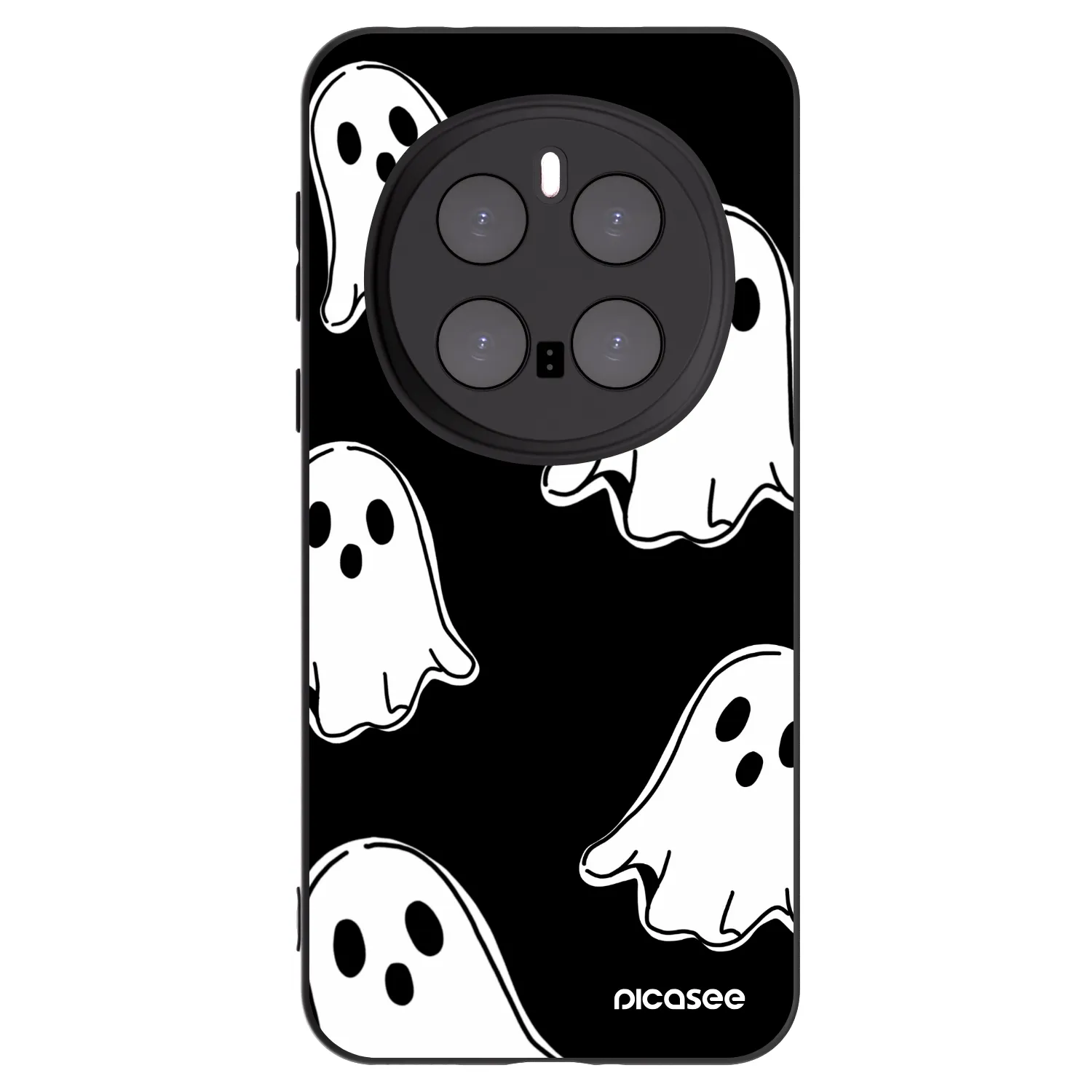Picasee fekete szilikon tok az alábbi mobiltelefonokra Honor Magic7 Pro 5G - Black ghosts
