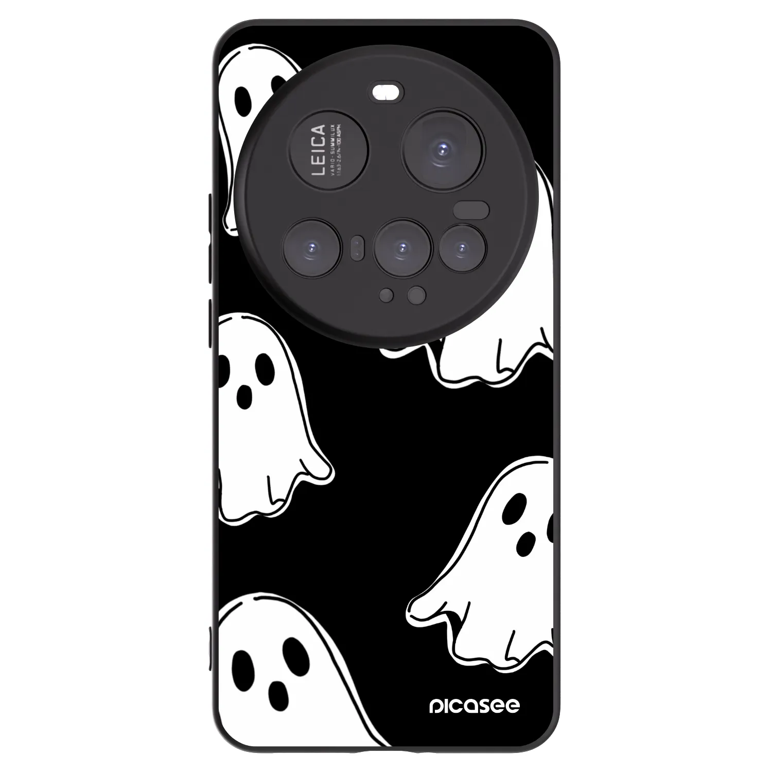 Picasee fekete szilikon tok az alábbi mobiltelefonokra Xiaomi 15 Ultra - Black ghosts
