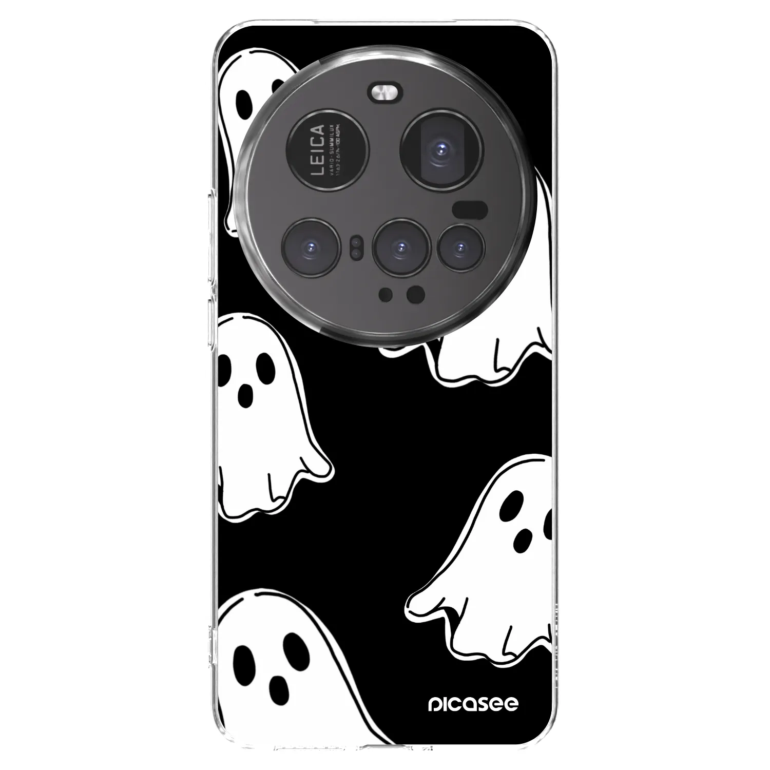 Picasee átlátszó szilikon tok az alábbi mobiltelefonokra Xiaomi 15 Ultra - Black ghosts
