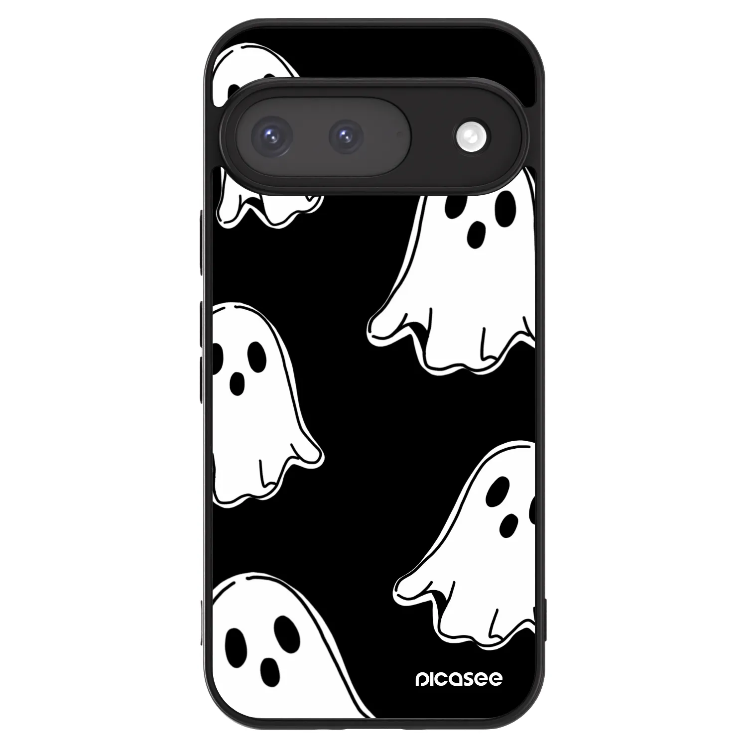 Picasee ULTIMATE CASE Google Pixel 9 - készülékre - Black ghosts