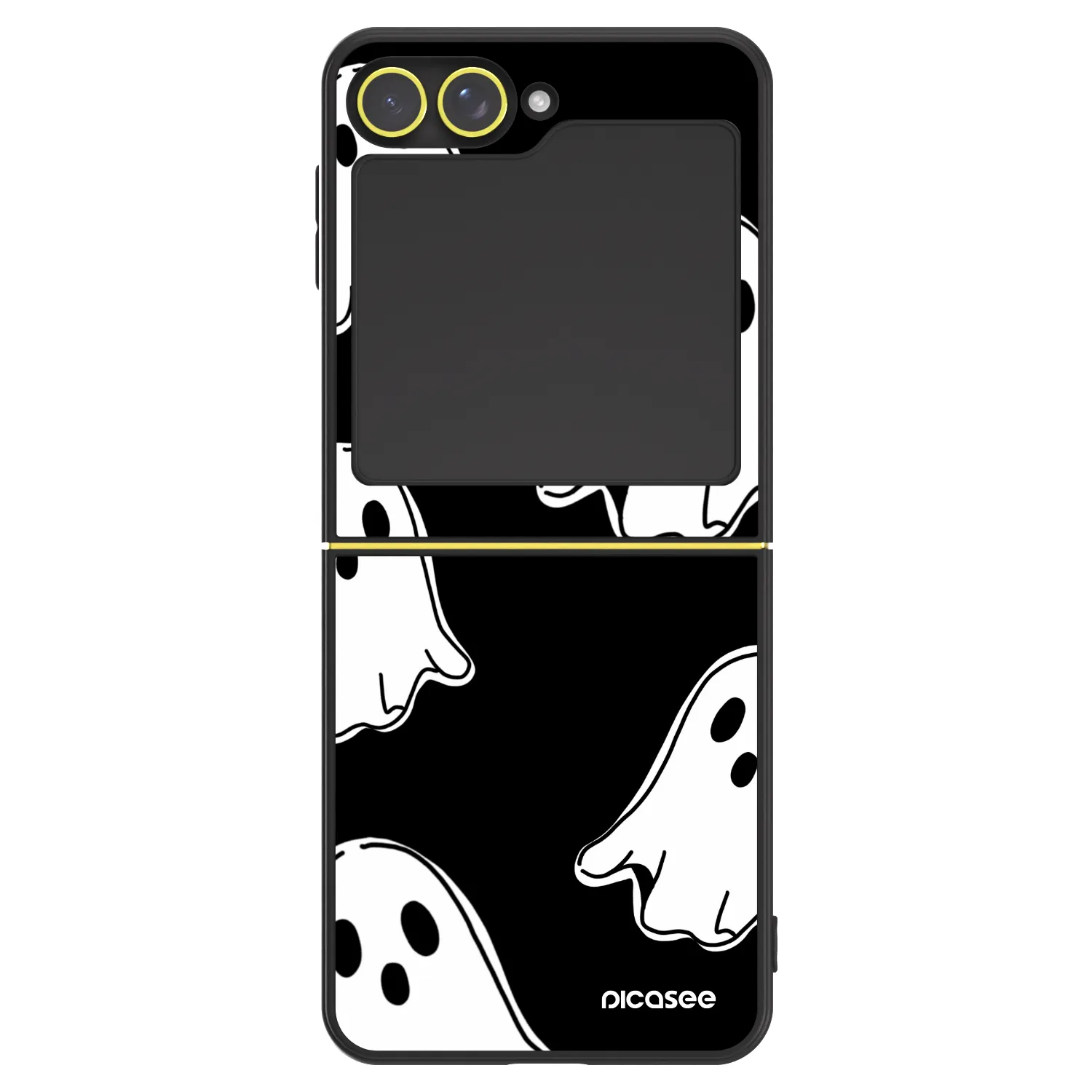 Picasee ULTIMATE CASE Samsung Galaxy Z Flip6 5G - készülékre - Black ghosts