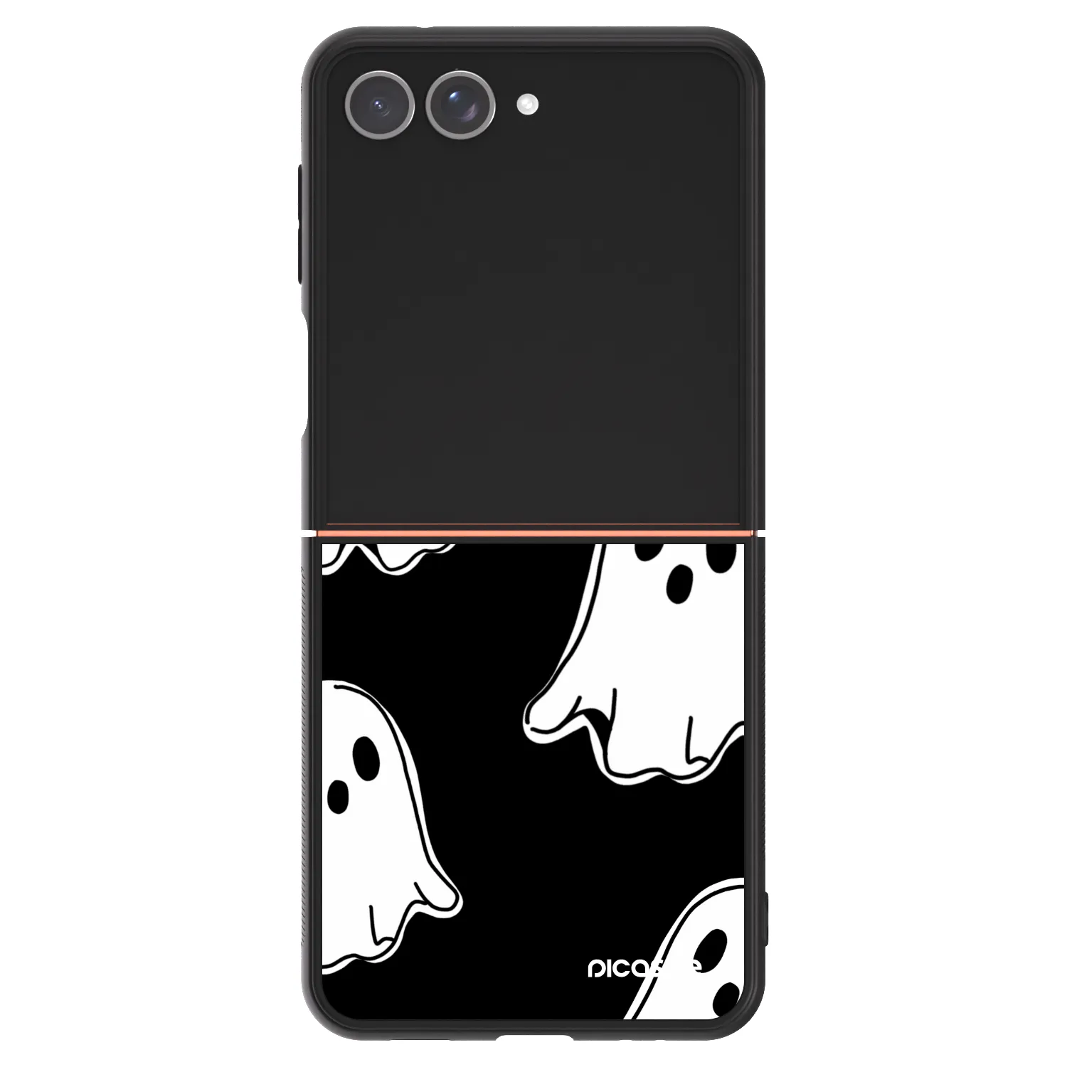 Picasee ULTIMATE CASE Samsung Galaxy Z Flip7 5G - készülékre - Black ghosts