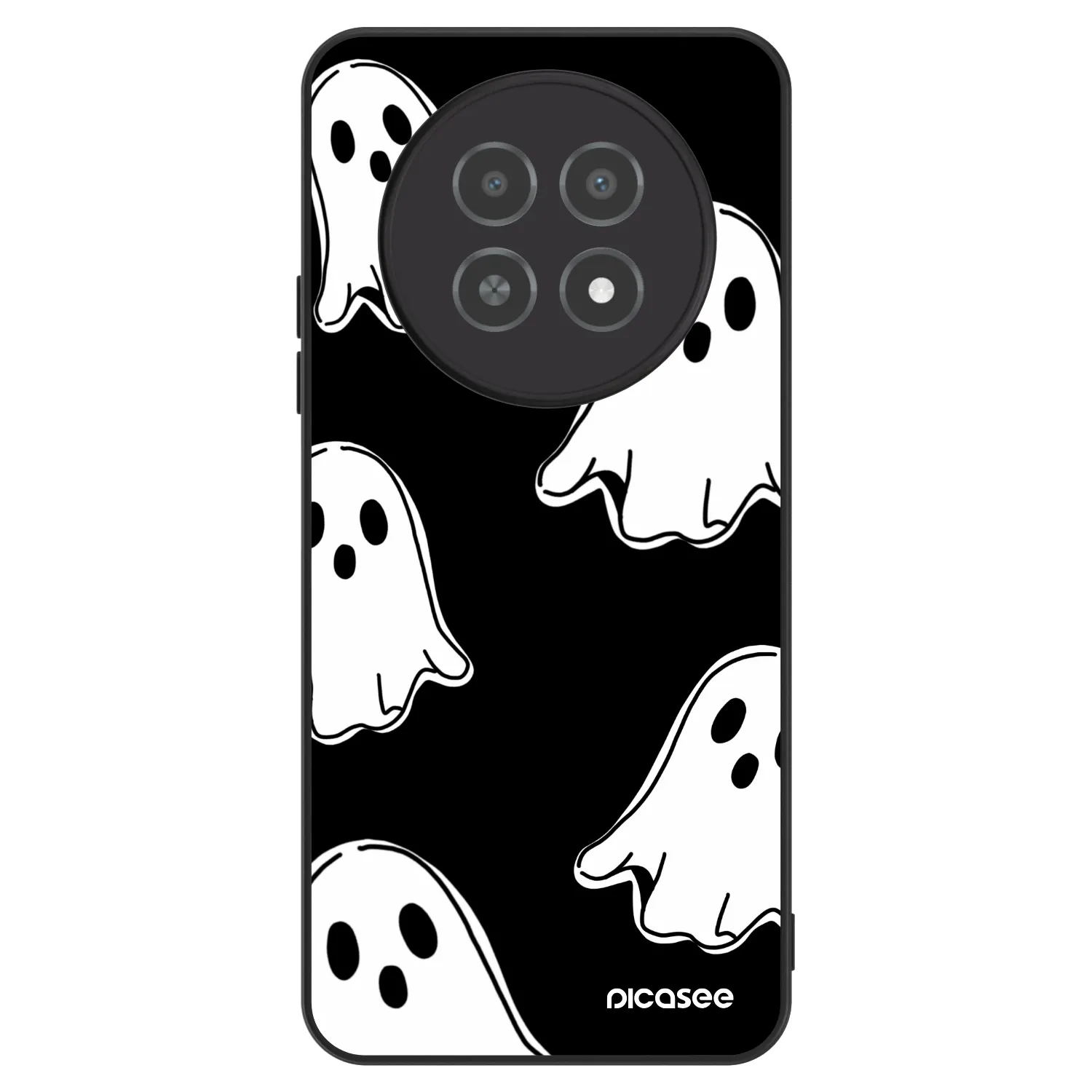 Picasee ULTIMATE CASE Realme 12X - készülékre - Black ghosts