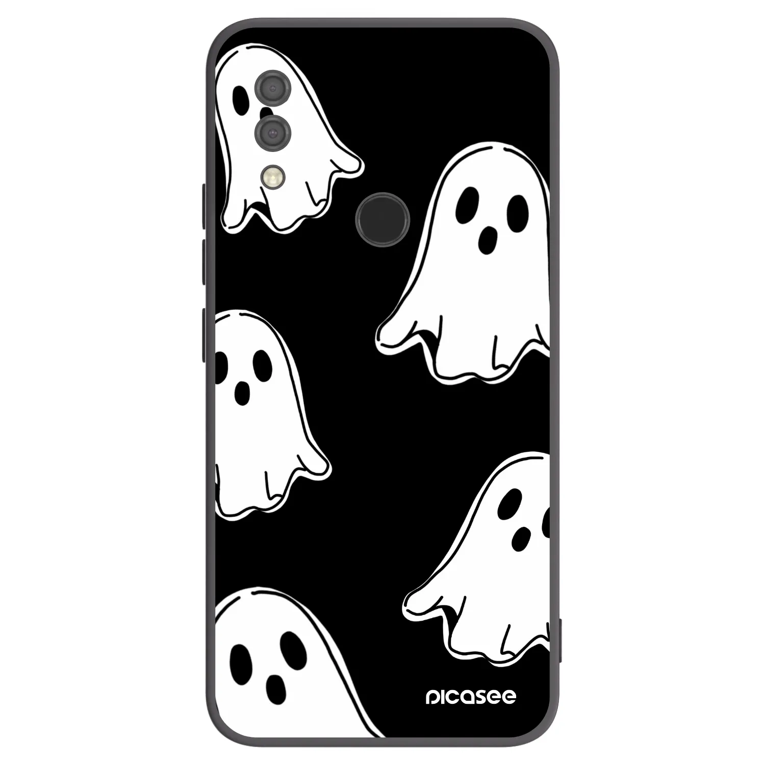 Picasee fekete szilikon tok az alábbi mobiltelefonokra Xiaomi Redmi 7 - Black ghosts