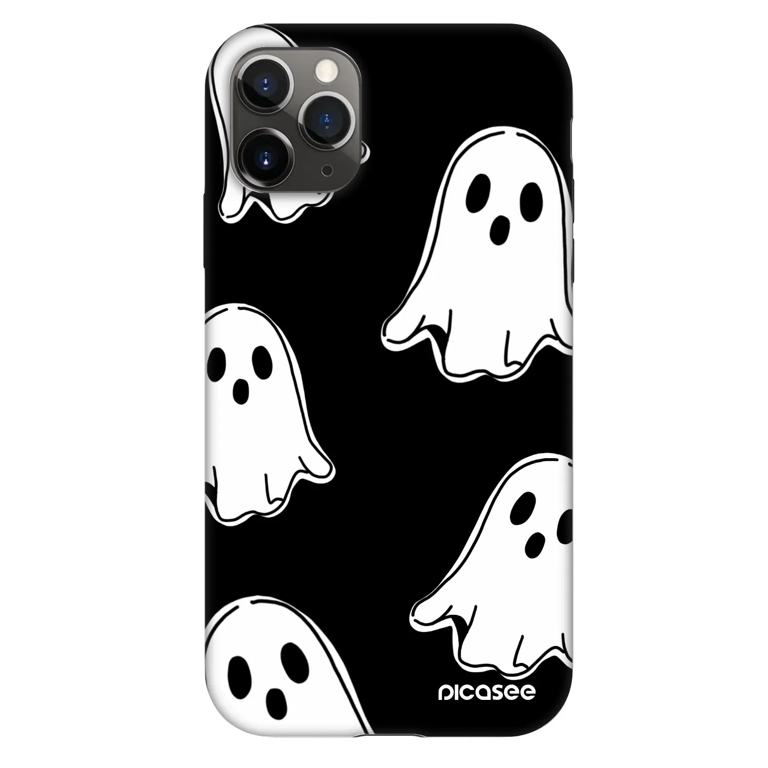 Picasee Fashion Case Apple iPhone 11 Pro - Black ghosts