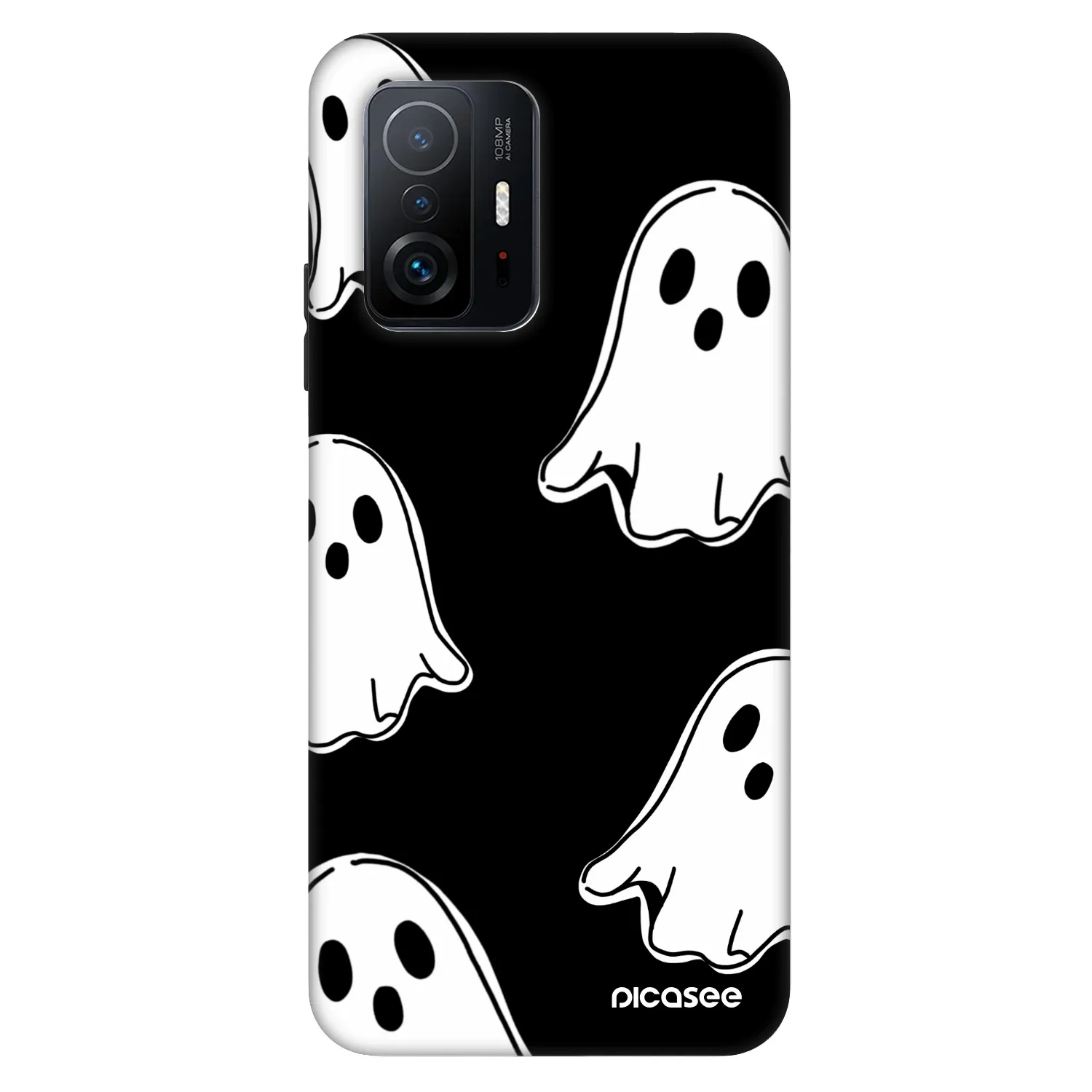 Picasee Fashion Case Xiaomi 11T Pro - Black ghosts