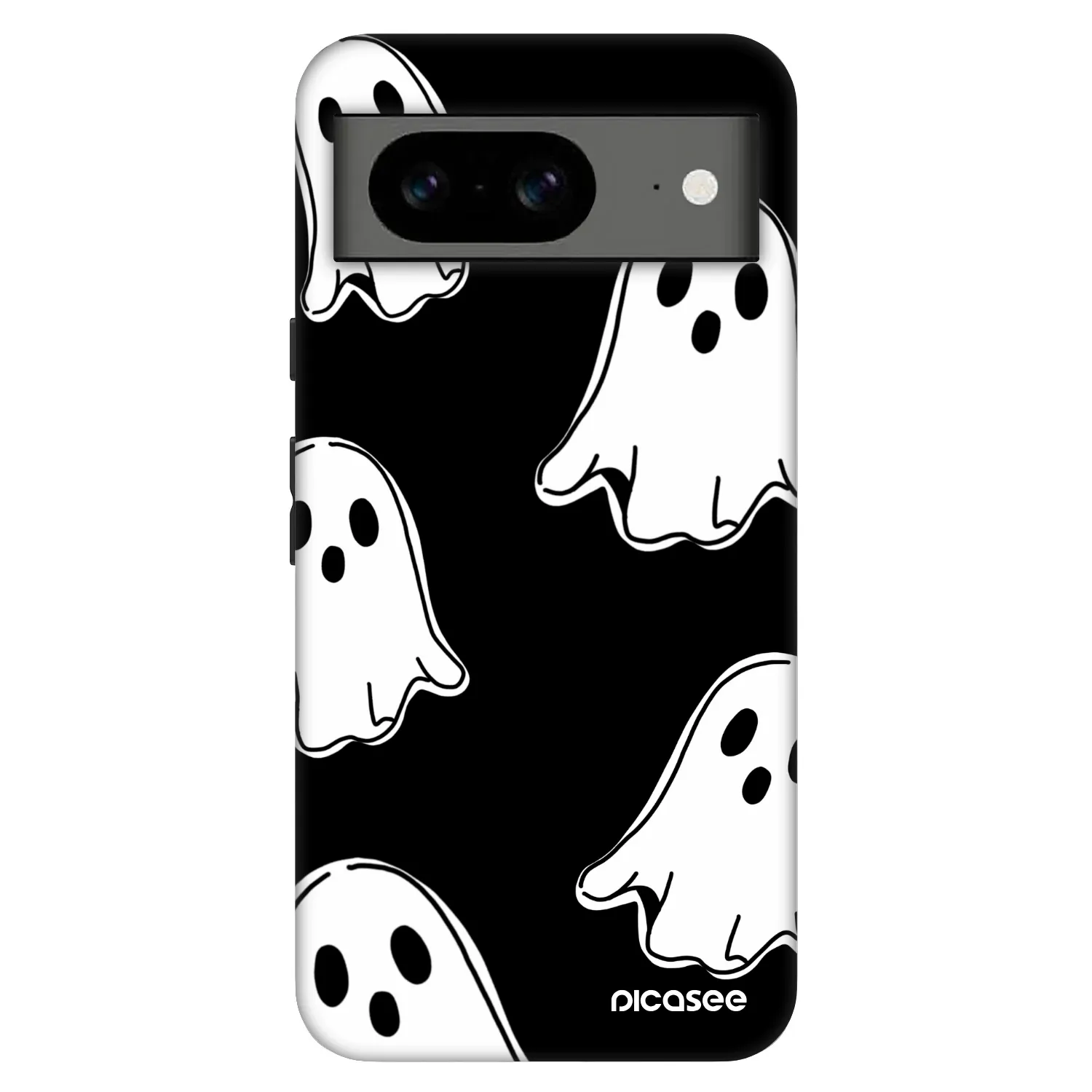 Picasee Fashion Case Google Pixel 8 Pro - Black ghosts
