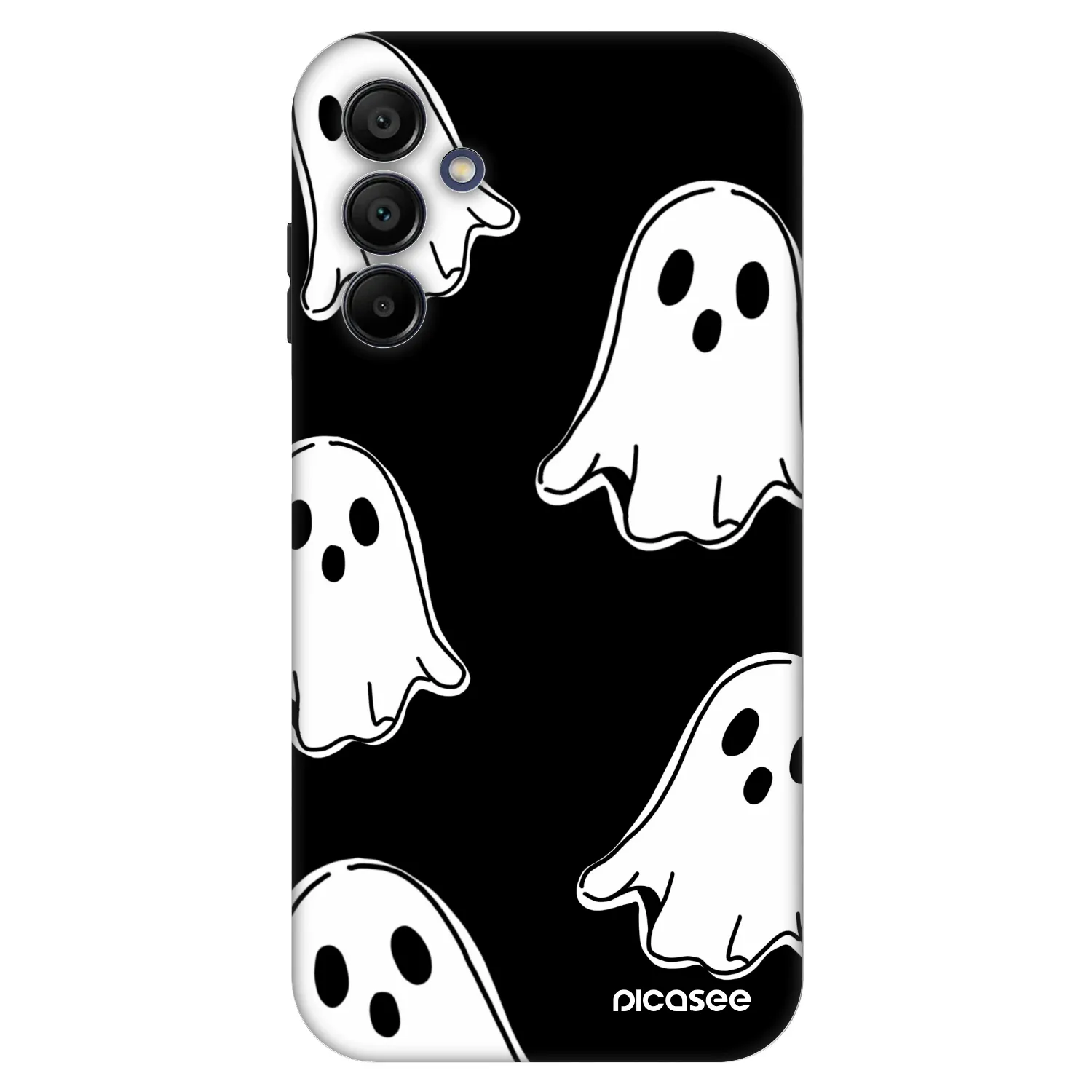 Picasee Fashion Case Samsung Galaxy A15 A156B 5G - Black ghosts