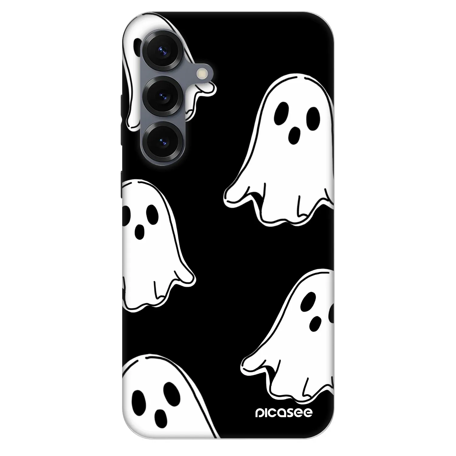 Picasee Fashion Case PowerShare pro Samsung Galaxy S25 5G - Black ghosts