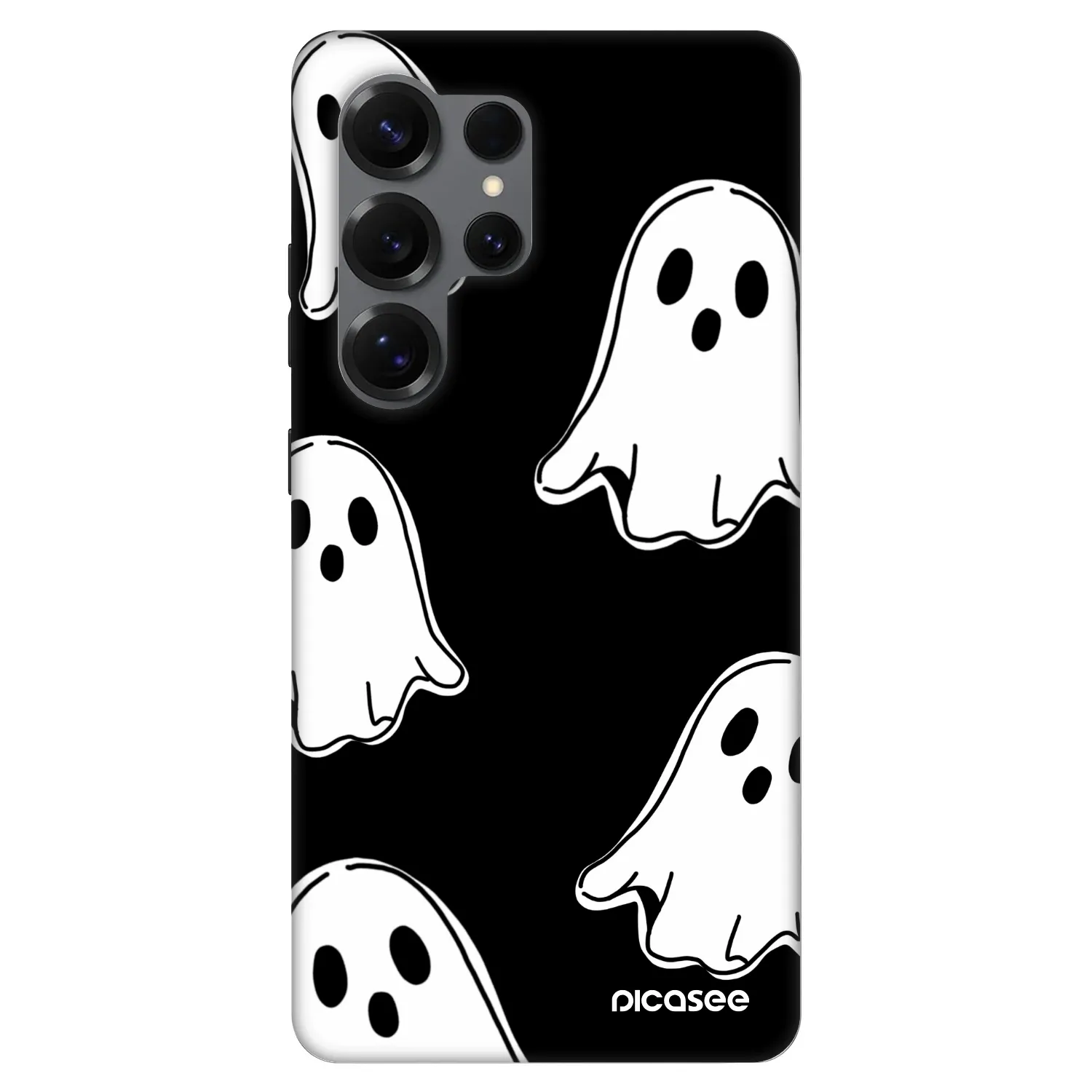 Picasee Fashion Case PowerShare pro Samsung Galaxy S25 Ultra 5G - Black ghosts