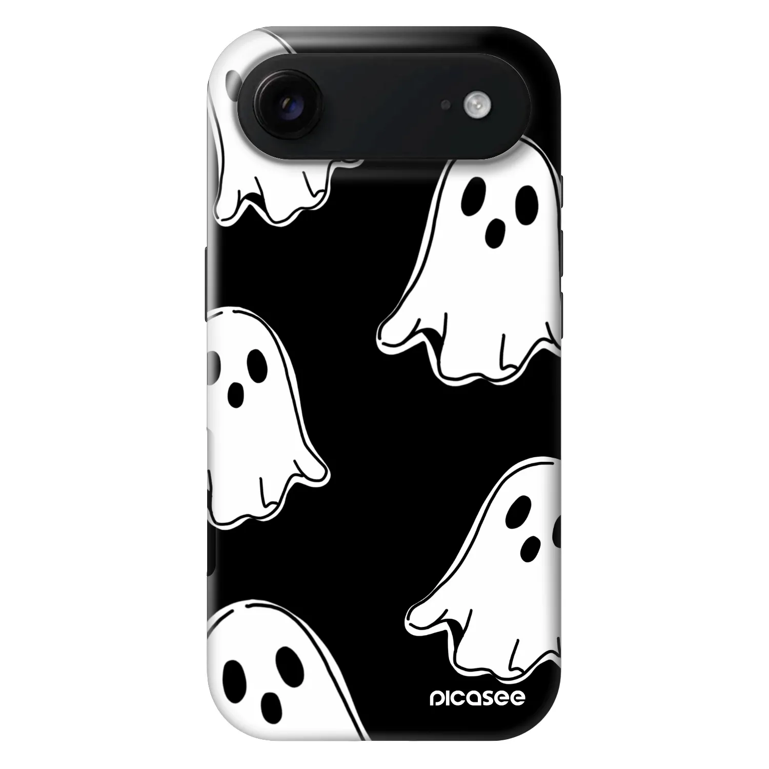 Picasee Fashion Case MagSafe Apple iPhone Air - Black ghosts