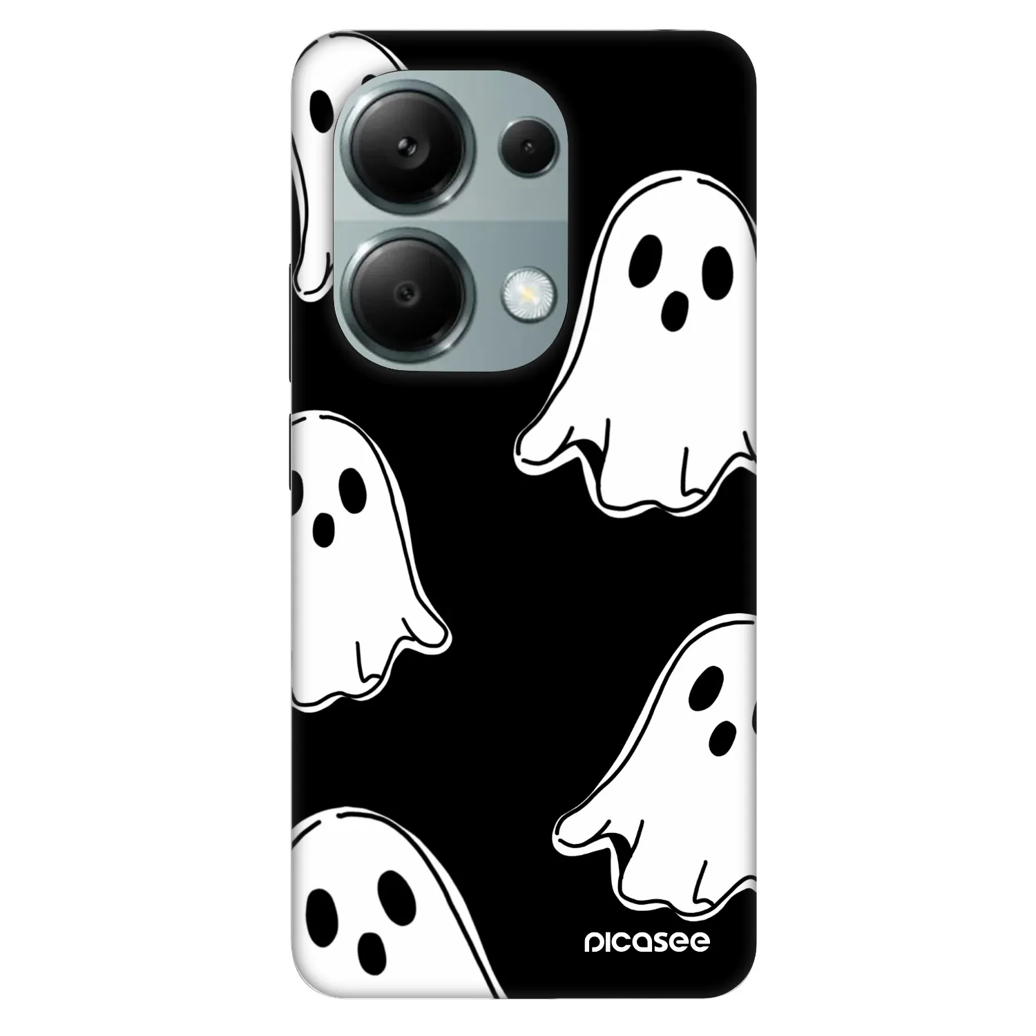 Picasee Fashion Case Xiaomi Redmi Note 13 Pro 4G - Black ghosts