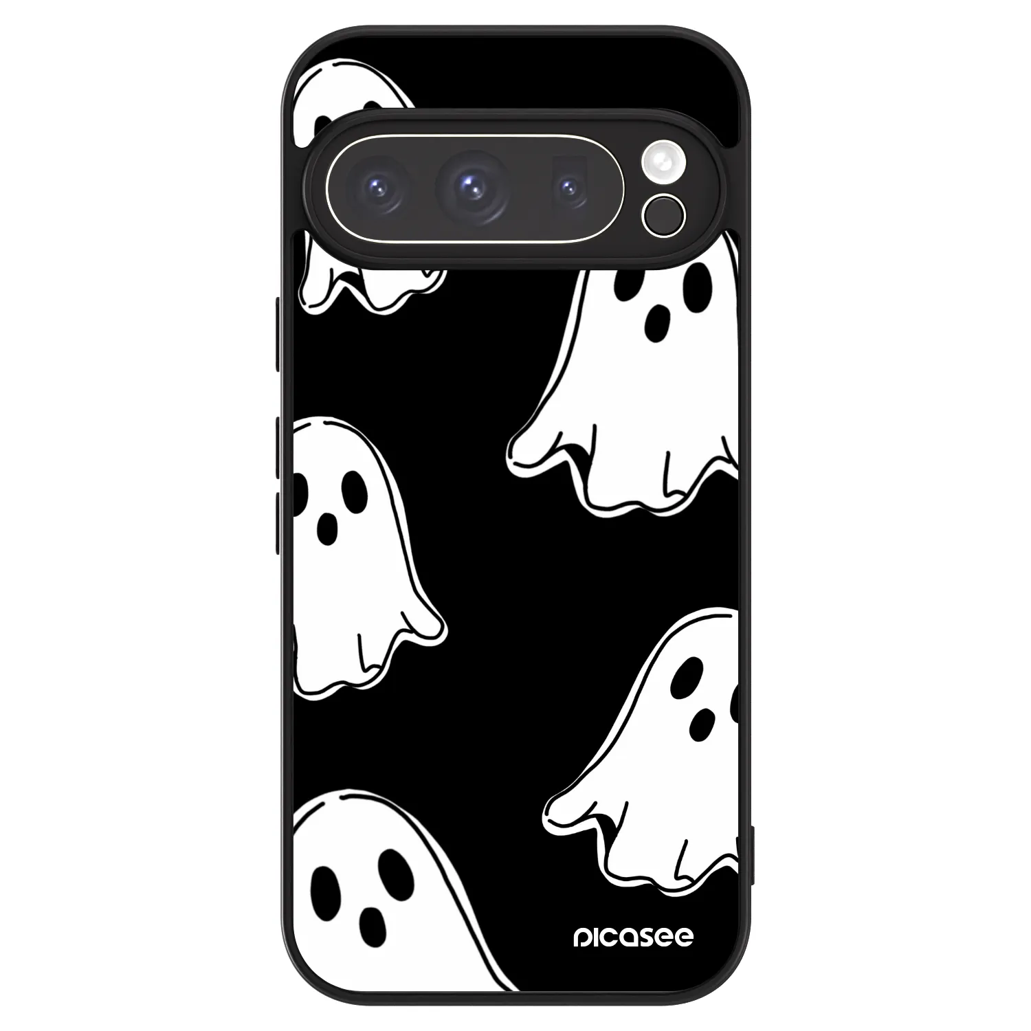 Picasee ULTIMATE CASE Google Pixel 9 Pro XL - készülékre - Black ghosts