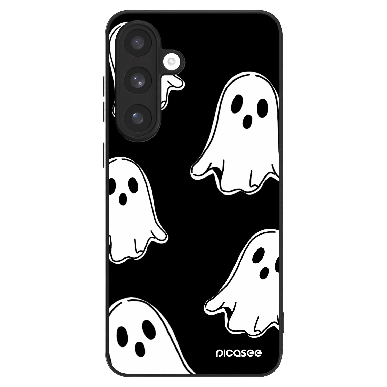 Picasee ULTIMATE CASE PowerShare Samsung Galaxy S25 FE 5G - készülékre - Black ghosts
