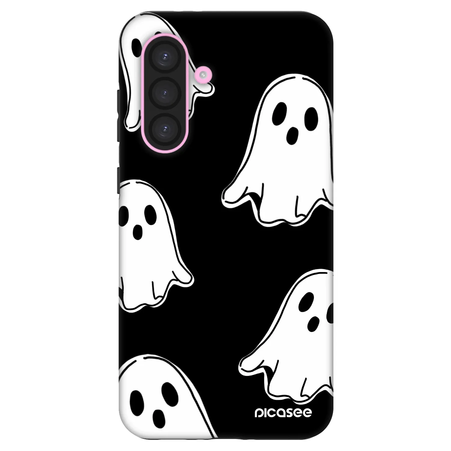 Picasee Fashion Case Samsung Galaxy A56 5G A566B - Black ghosts