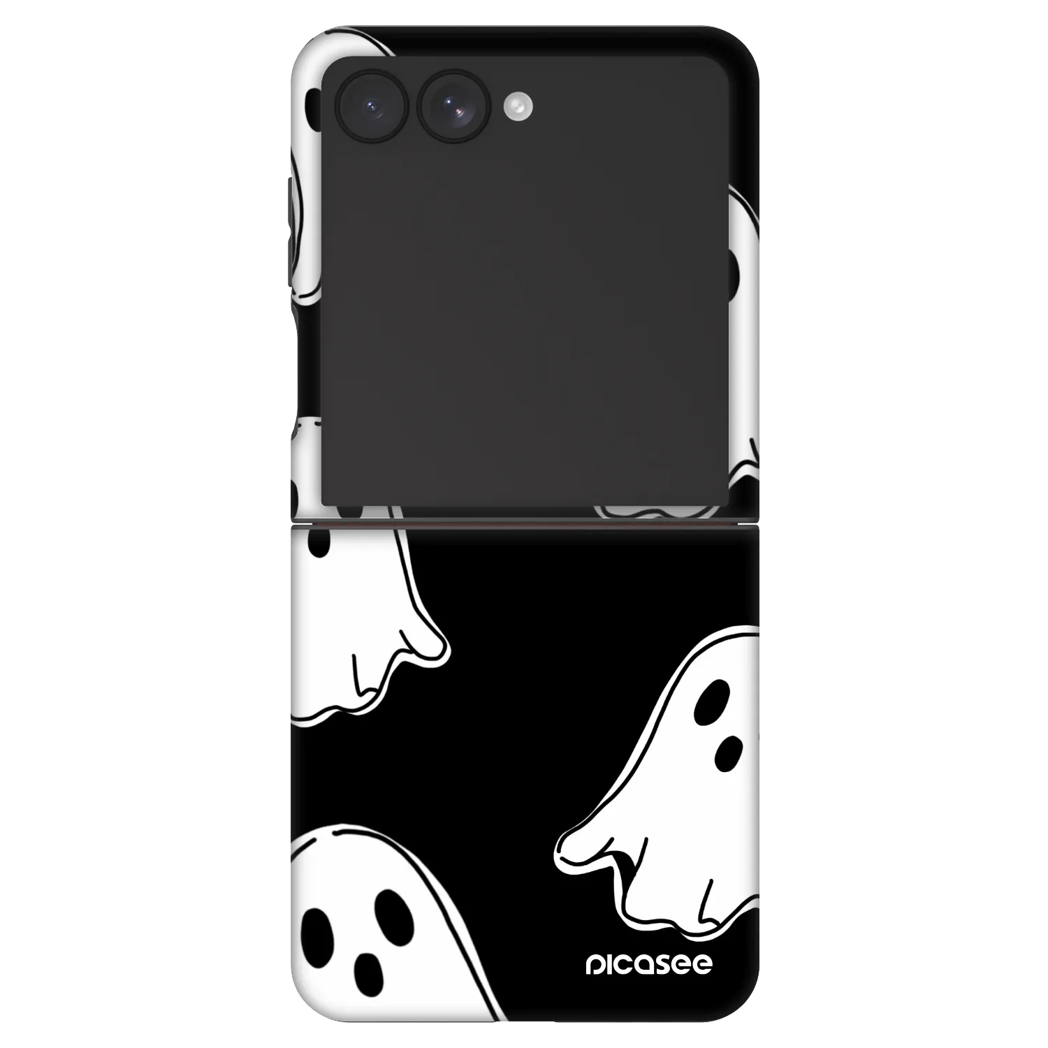 Picasee Fashion Case Samsung Galaxy Z Flip7 5G - Black ghosts