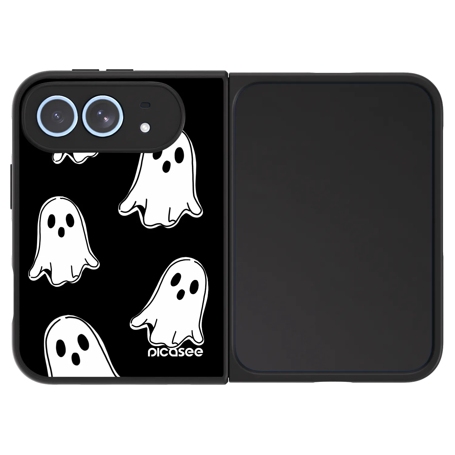 Picasee ULTIMATE CASE MagSafe Apple iPhone Duo - készülékre - Black ghosts