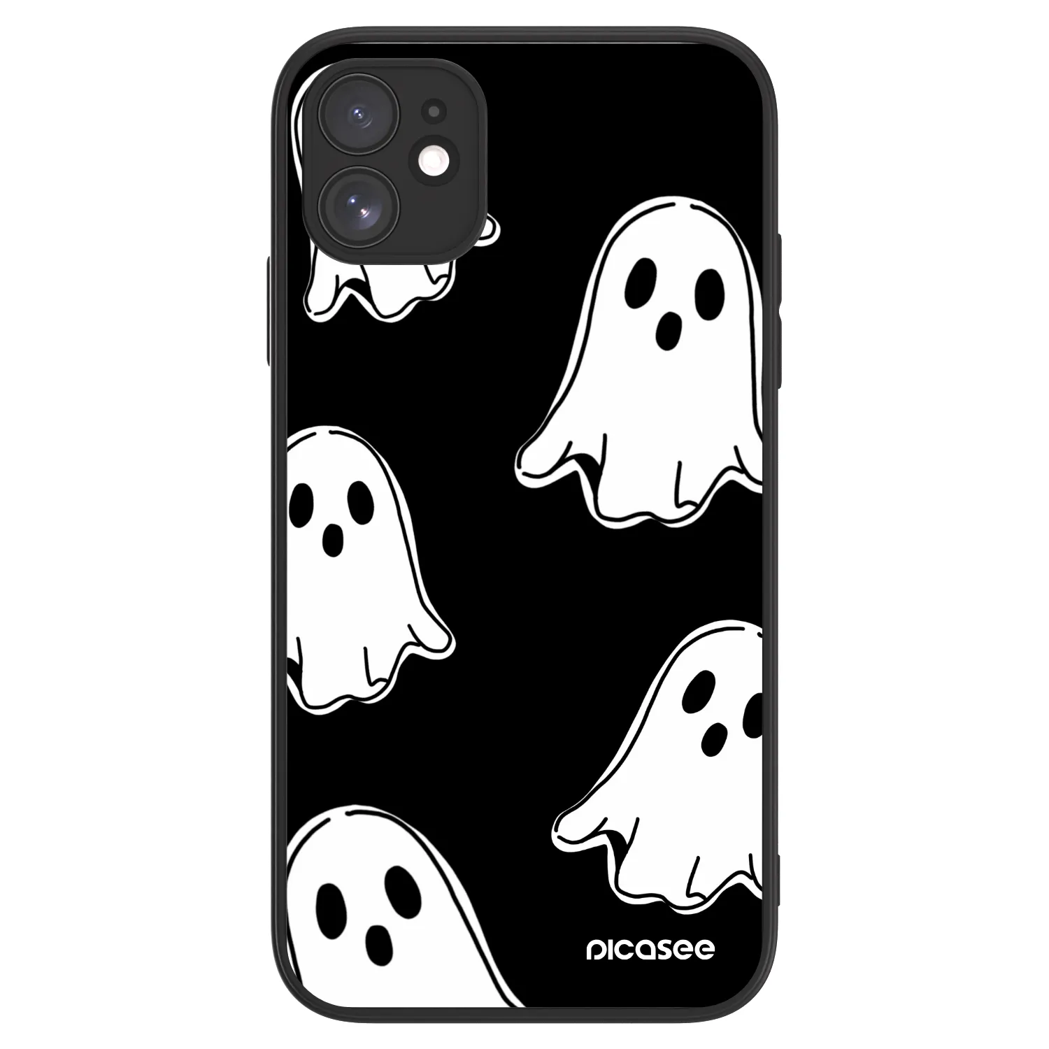 Picasee ULTIMATE CASE Apple iPhone 11 - készülékre - Black ghosts