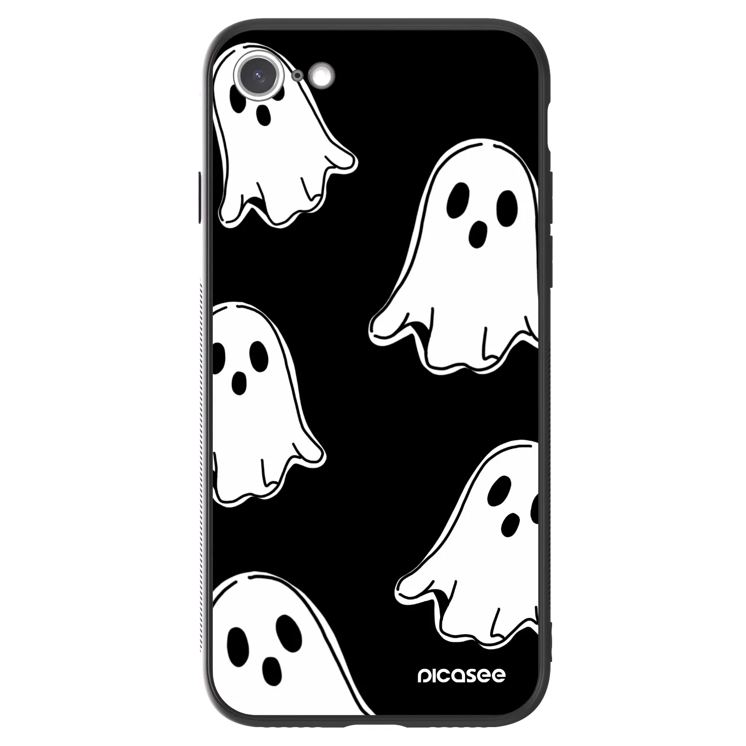 Picasee ULTIMATE CASE Apple iPhone 7 - készülékre - Black ghosts