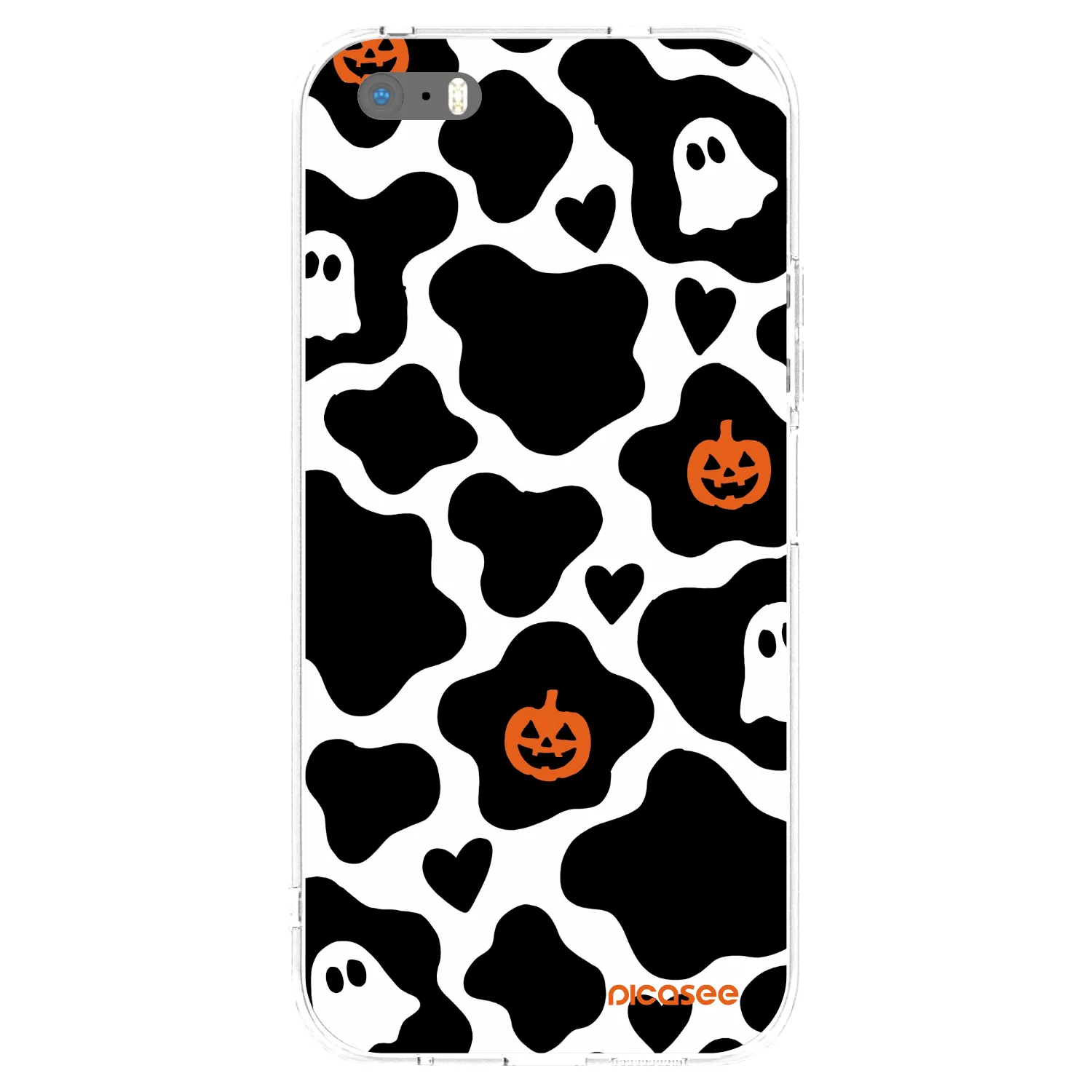 Picasee átlátszó szilikon tok az alábbi mobiltelefonokra Apple iPhone 5/5S/SE - Boow