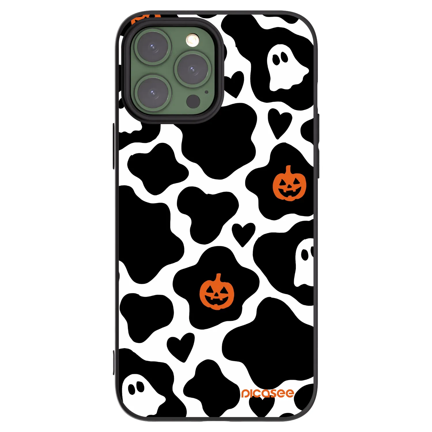 Picasee fekete szilikon tok az alábbi mobiltelefonokra Apple iPhone 13 Pro Max - Boow
