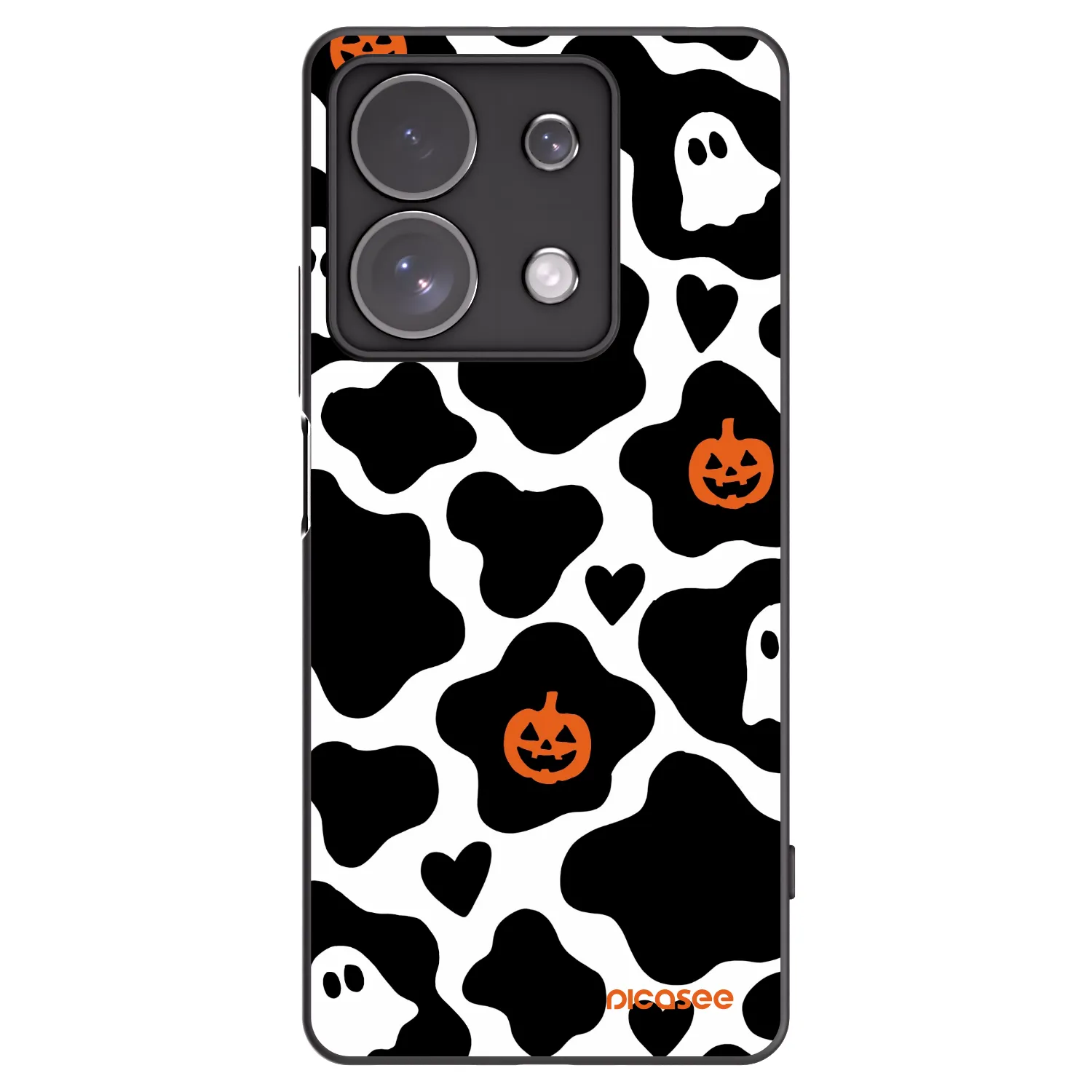 Picasee fekete szilikon tok az alábbi mobiltelefonokra Xiaomi Redmi Note 13 Pro 4G - Boow