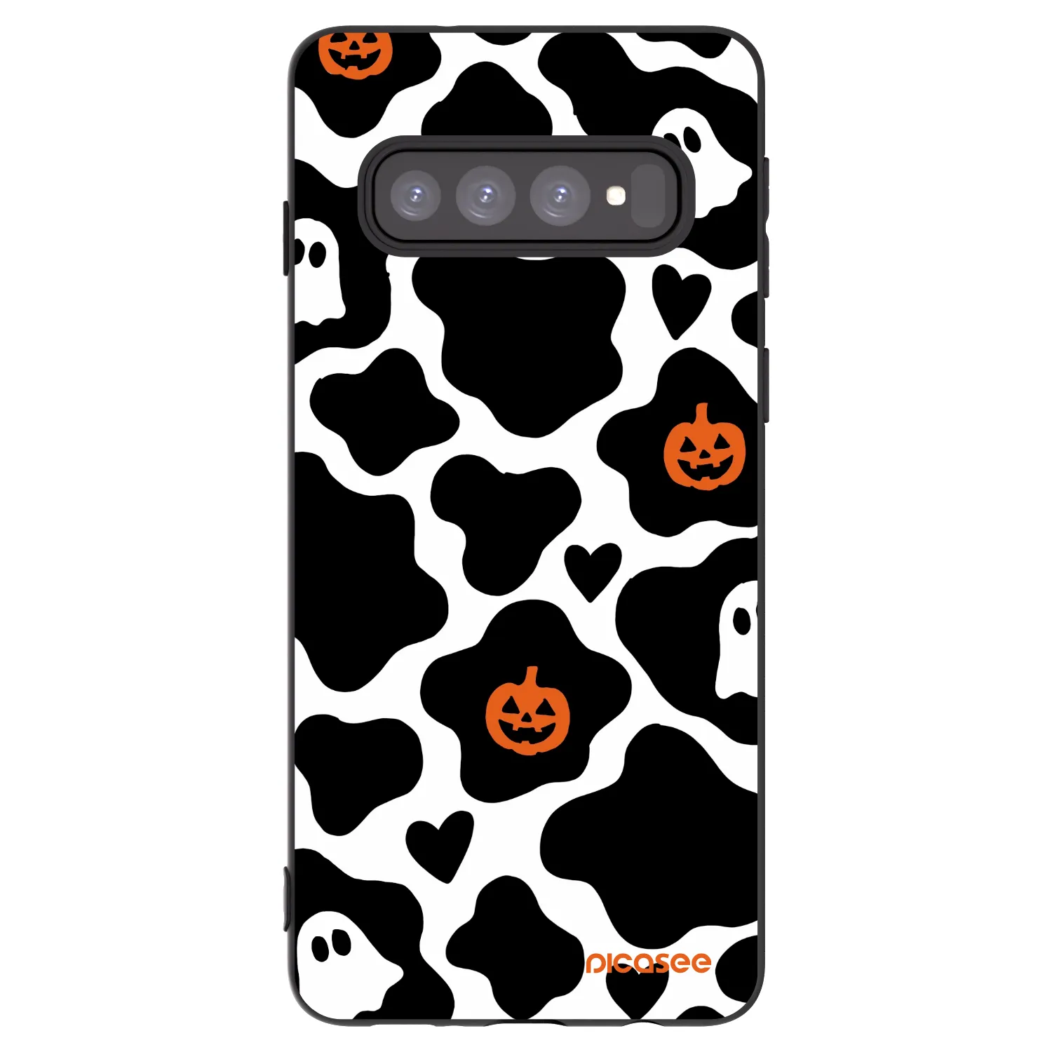 Picasee fekete szilikon tok az alábbi mobiltelefonokra Samsung Galaxy S10 G973 - Boow