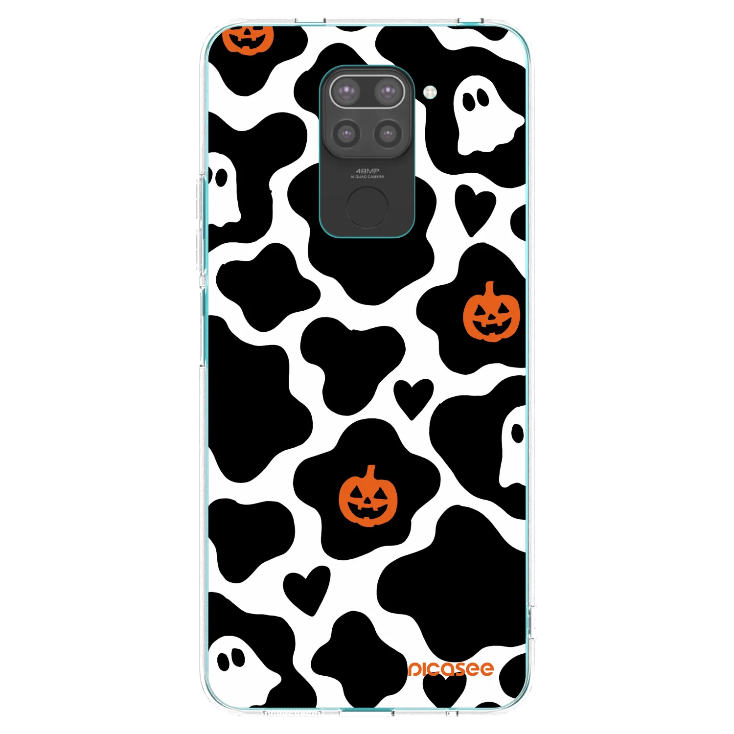 Picasee fekete szilikon tok az alábbi mobiltelefonokra Xiaomi Redmi Note 9 - Boow