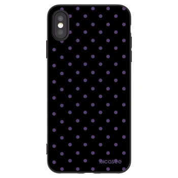 Picasee fekete szilikon tok az alábbi mobiltelefonokra Apple iPhone XS Max - Flickers