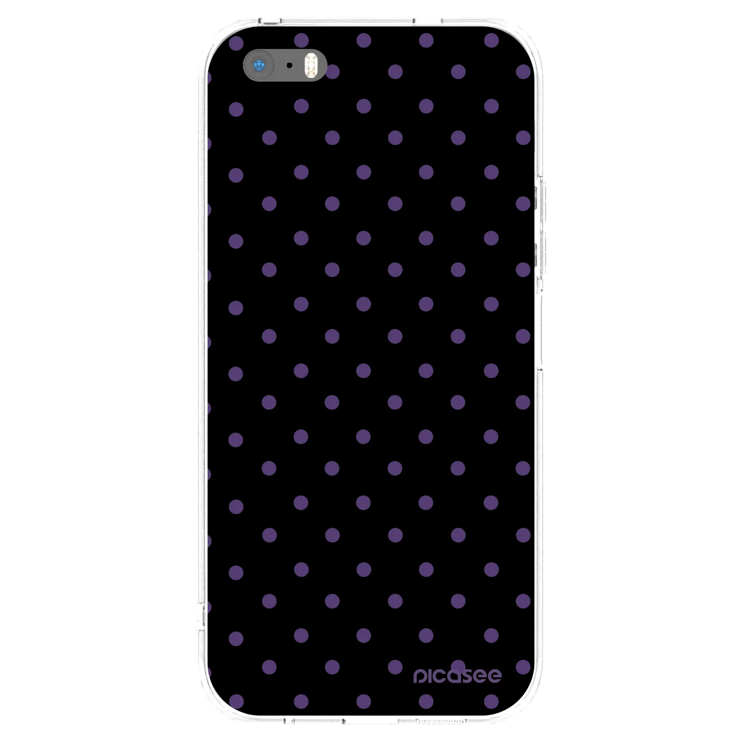 Picasee átlátszó szilikon tok az alábbi mobiltelefonokra Apple iPhone 5/5S/SE - Flickers