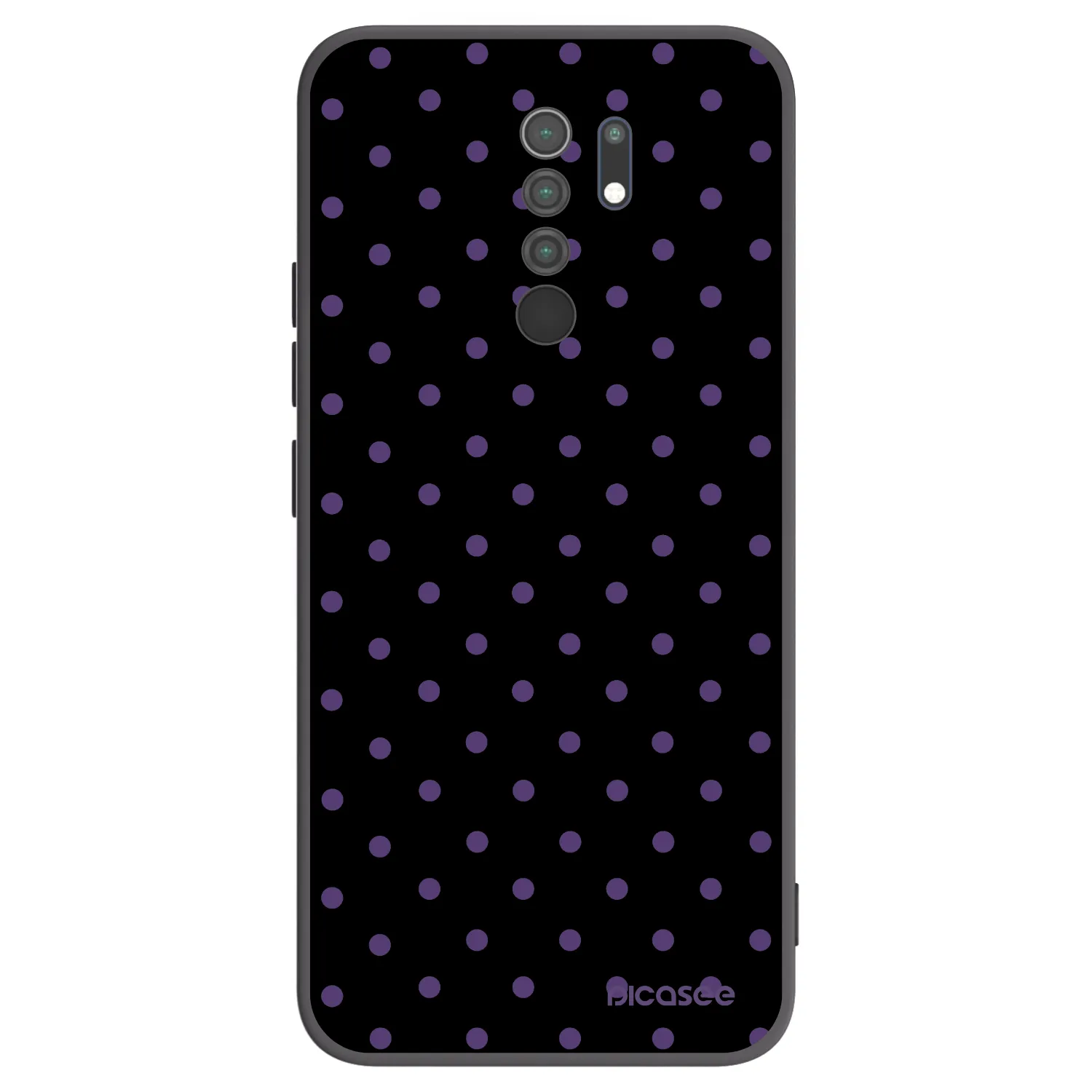 Picasee fekete szilikon tok az alábbi mobiltelefonokra Xiaomi Redmi 9 - Flickers